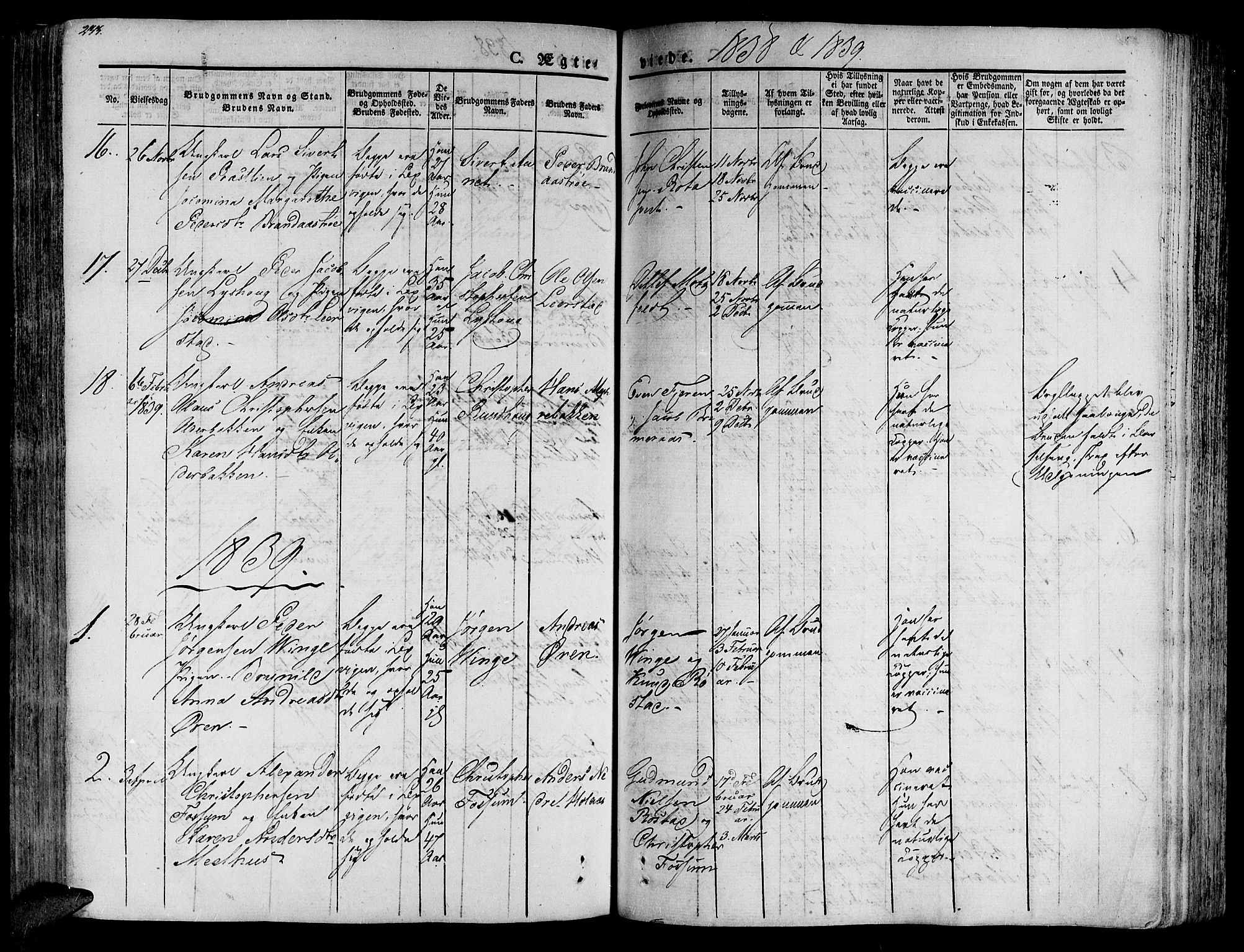 Ministerialprotokoller, klokkerbøker og fødselsregistre - Nord-Trøndelag, SAT/A-1458/701/L0006: Parish register (official) no. 701A06, 1825-1841, p. 233