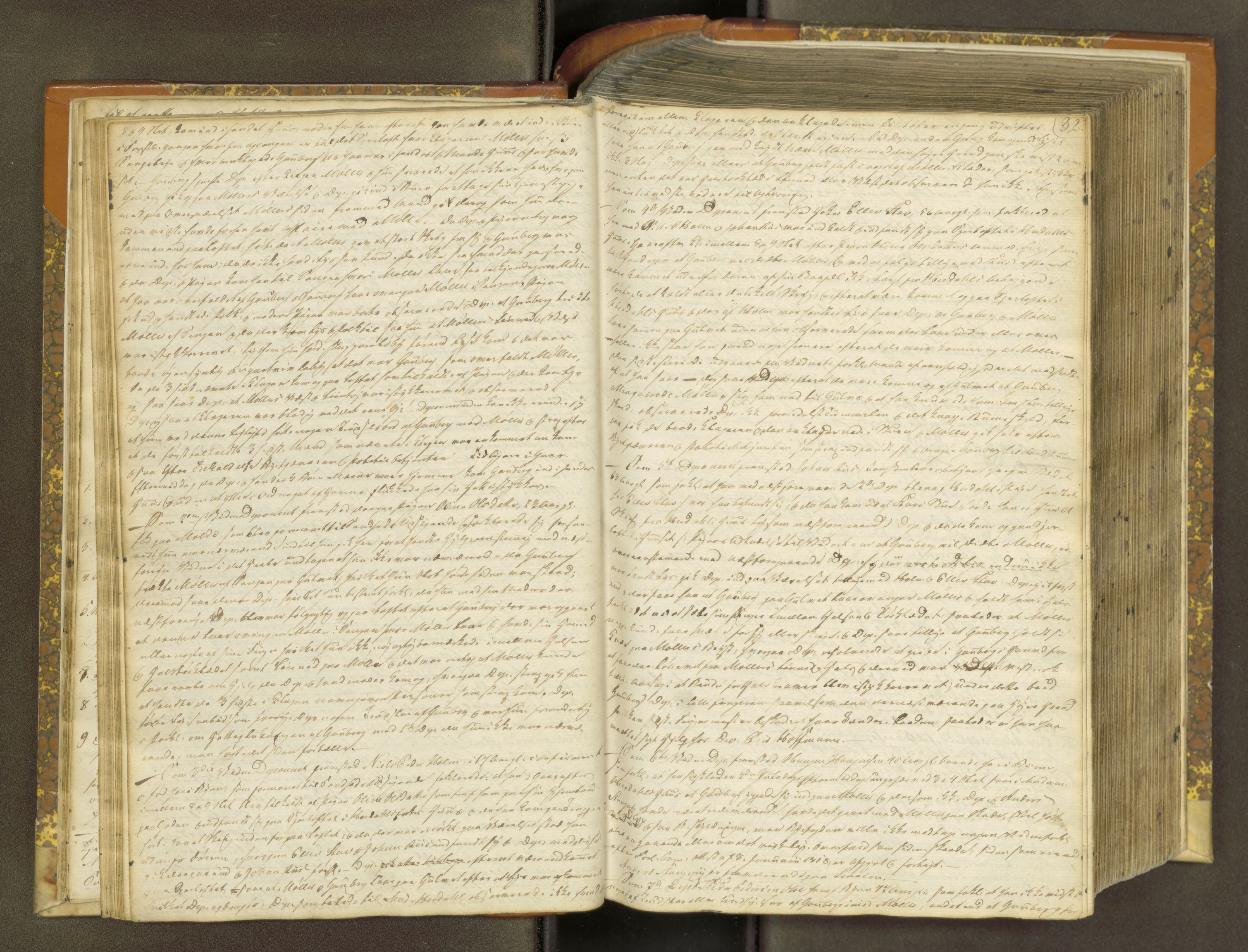 Kristiansund byfogd, AV/SAT-A-4587/A/01/L0008: Justisprotokoll. Aut. 31.12.1817, 1817-1829, p. 31b-32a