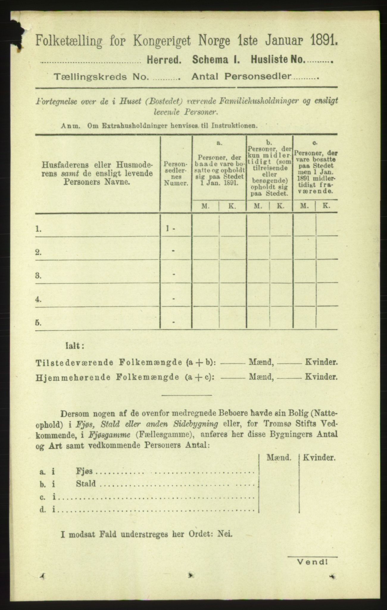 RA, 1891 census for 1529 Skodje, 1891, p. 1373