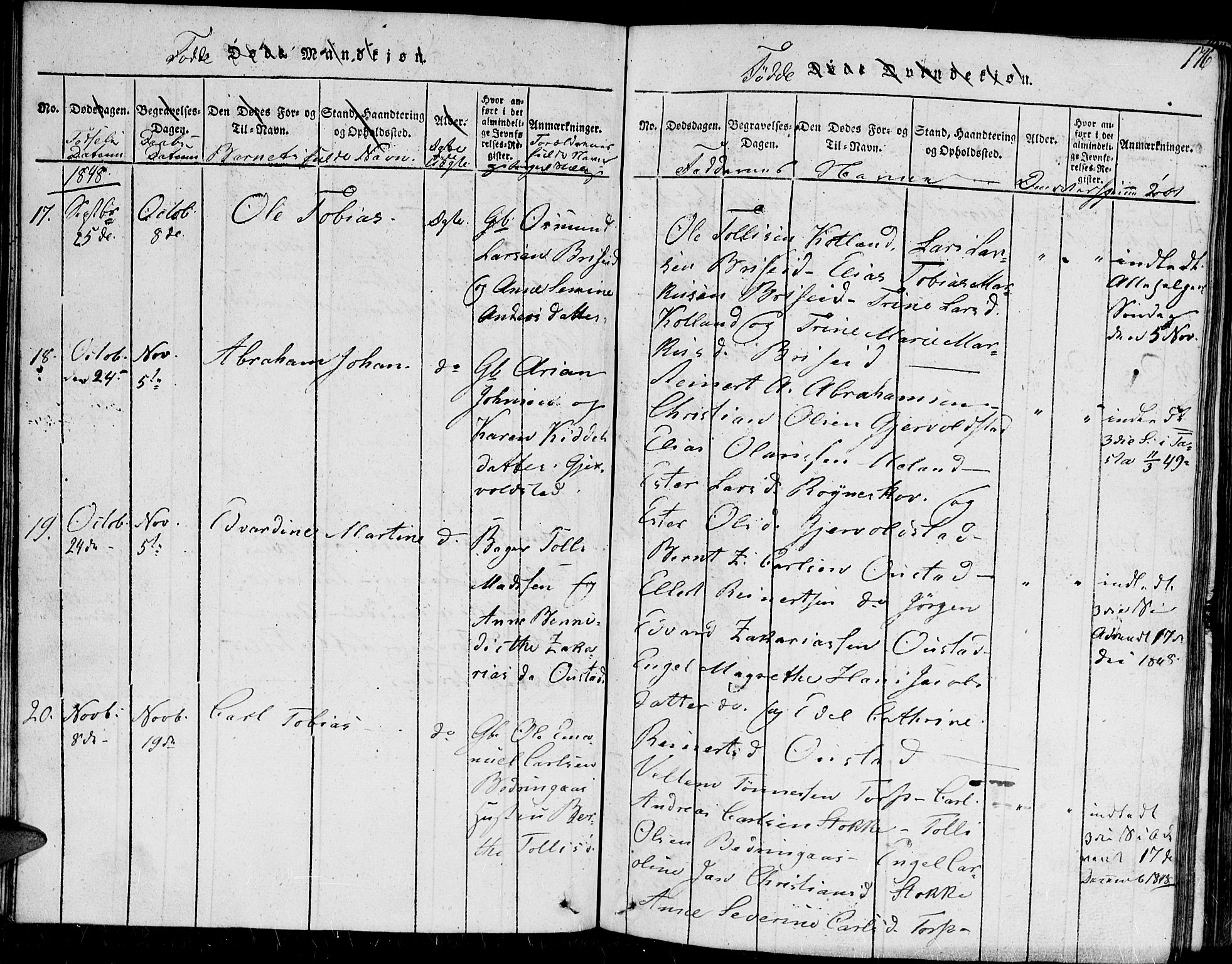 Herad sokneprestkontor, AV/SAK-1111-0018/F/Fb/Fba/L0001: Parish register (copy) no. B 1, 1815-1852, p. 177