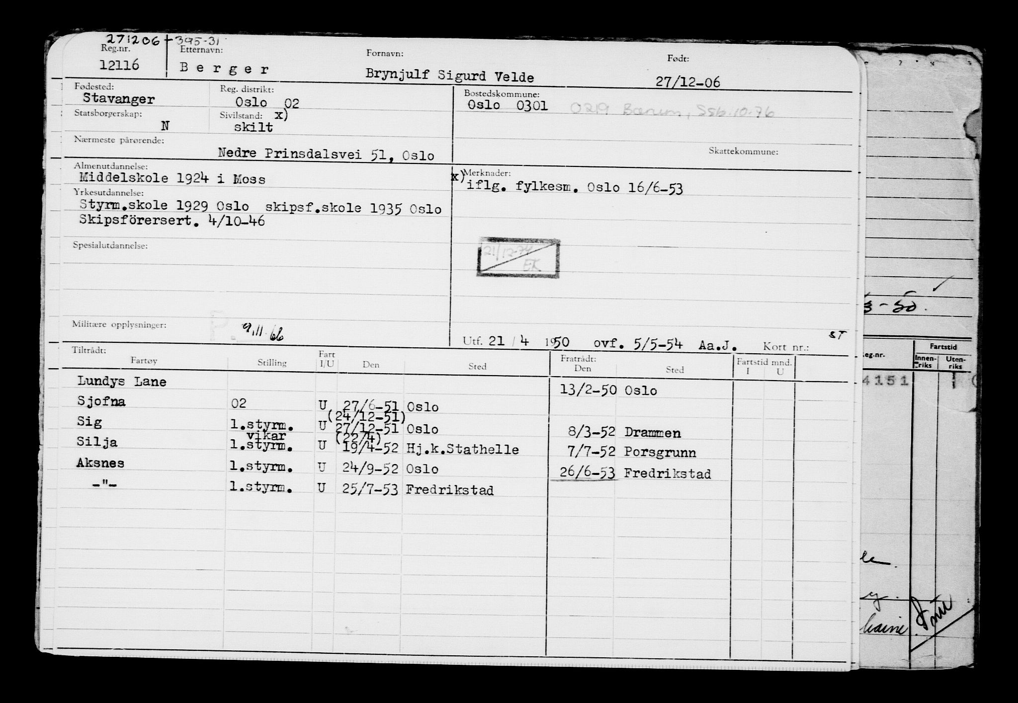 Direktoratet for sjømenn, AV/RA-S-3545/G/Gb/L0068: Hovedkort, 1906, p. 621