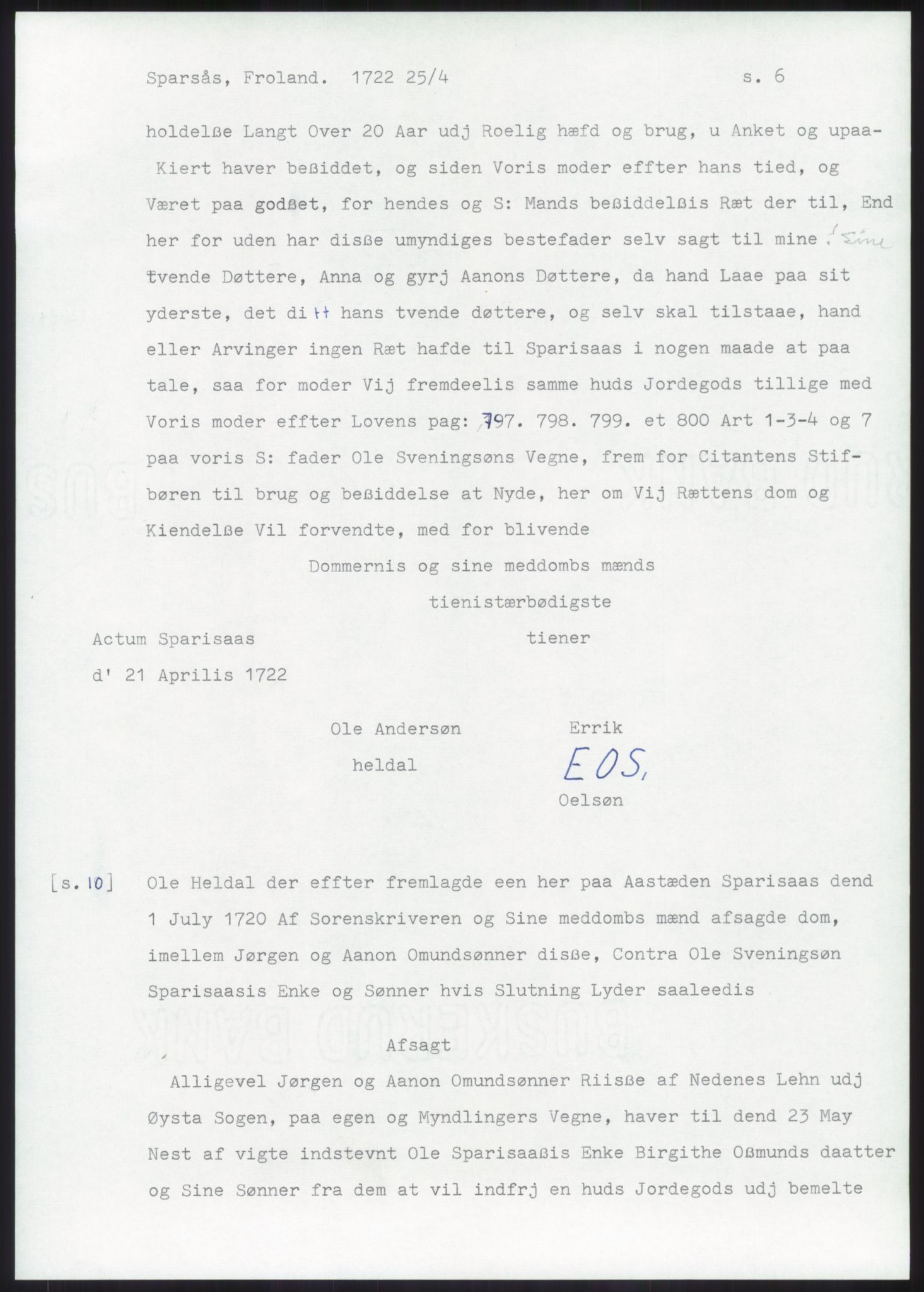 Samlinger til kildeutgivelse, Diplomavskriftsamlingen, AV/RA-EA-4053/H/Ha, p. 856