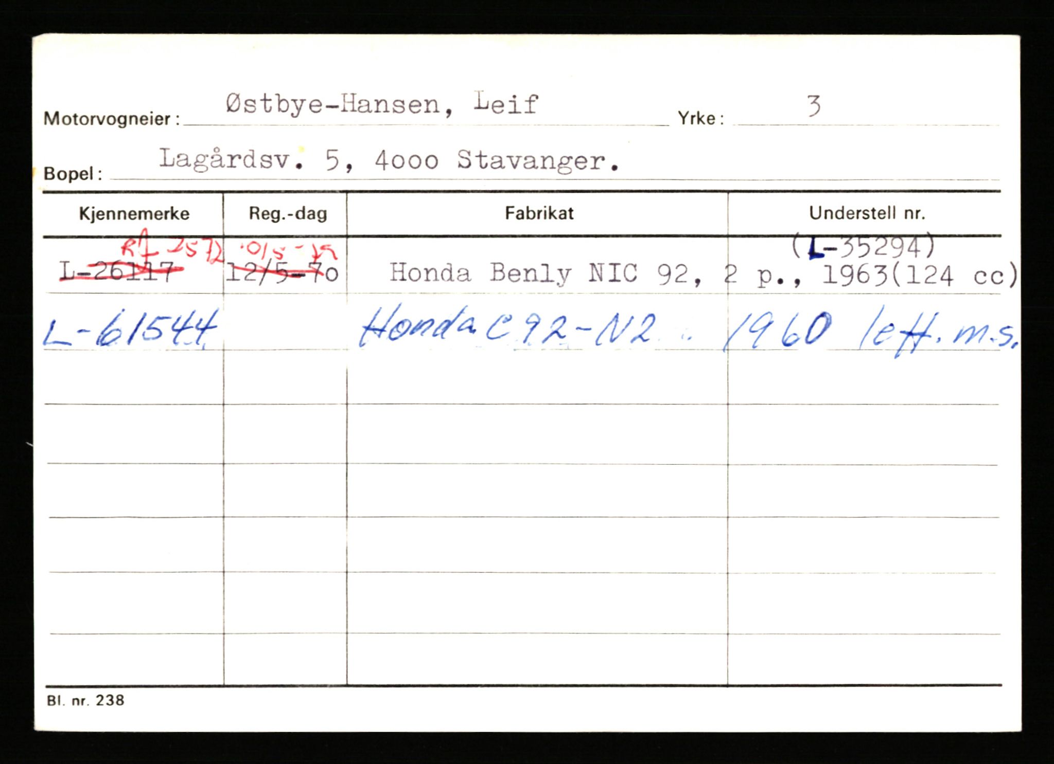 Stavanger trafikkstasjon, AV/SAST-A-101942/0/H/L0044: Øksna - Åmo, 1930-1971, p. 435