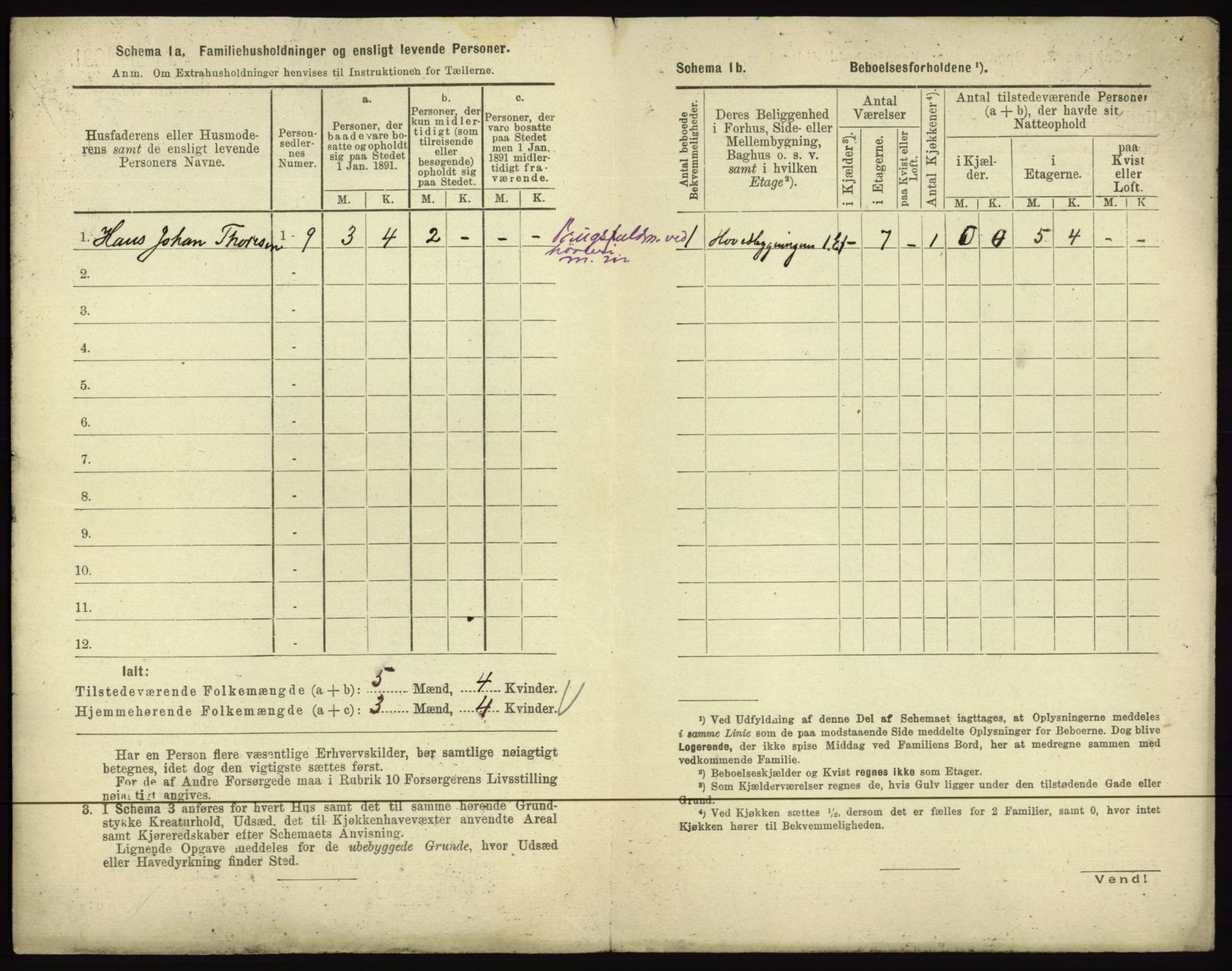 RA, 1891 census for 0601 Hønefoss, 1891, p. 194