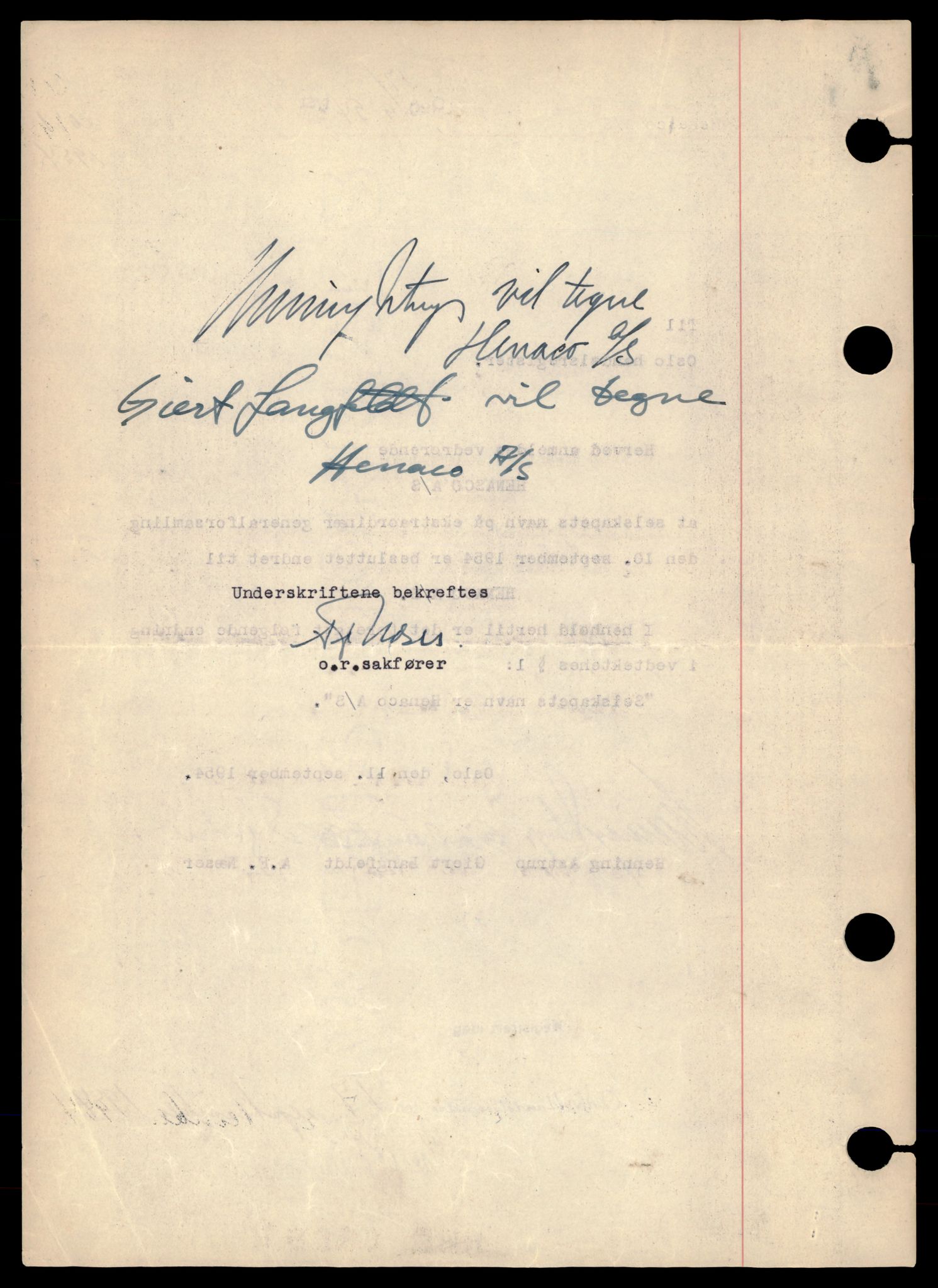 Oslo byfogd, Handelsregisteret, AV/SAT-A-10867/G/Gb/Gba/L0103: Aksjeselskap, Hen-Hey, 1944-1990