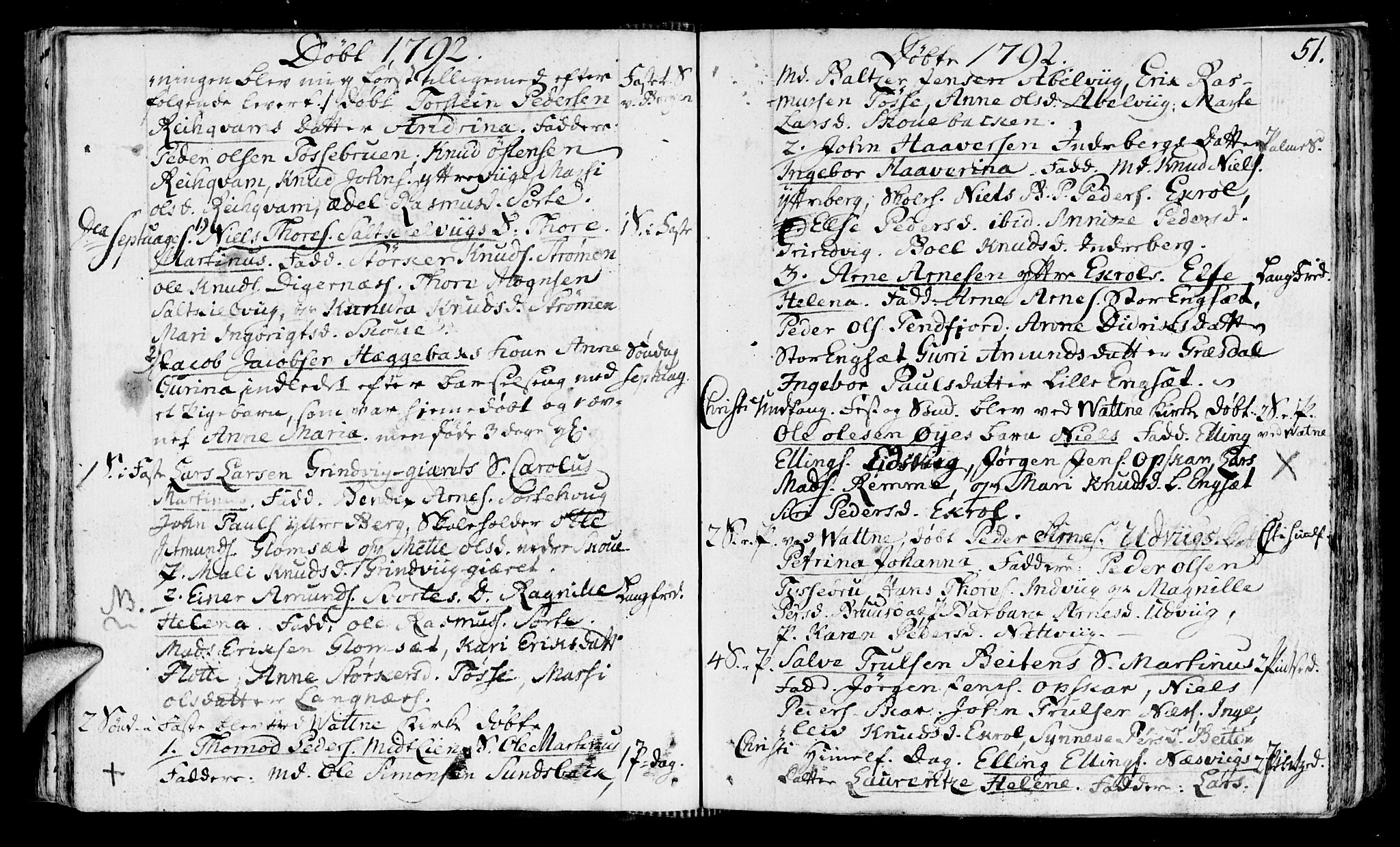 Ministerialprotokoller, klokkerbøker og fødselsregistre - Møre og Romsdal, AV/SAT-A-1454/524/L0350: Parish register (official) no. 524A02, 1780-1817, p. 51