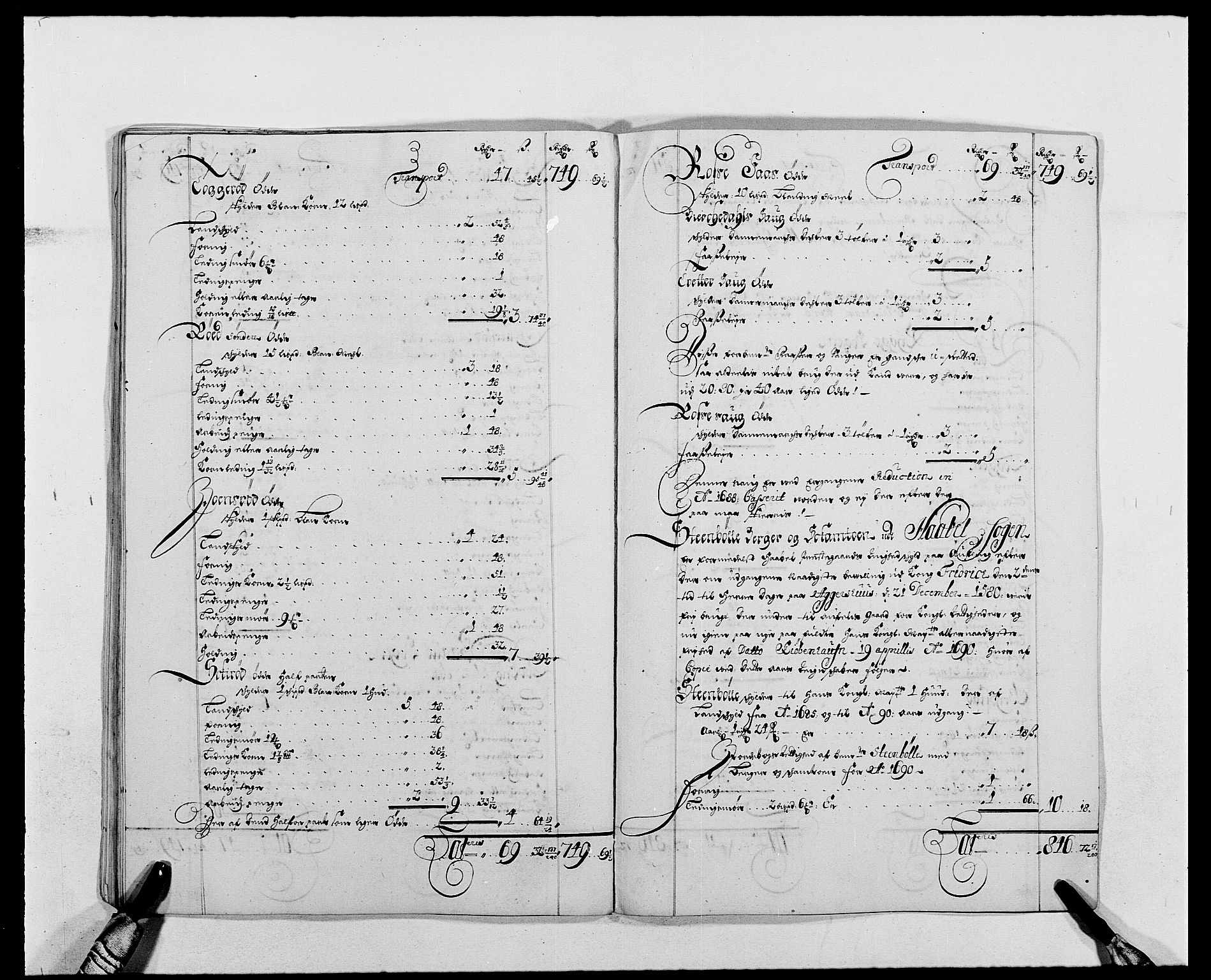 Rentekammeret inntil 1814, Reviderte regnskaper, Fogderegnskap, AV/RA-EA-4092/R02/L0106: Fogderegnskap Moss og Verne kloster, 1688-1691, p. 312