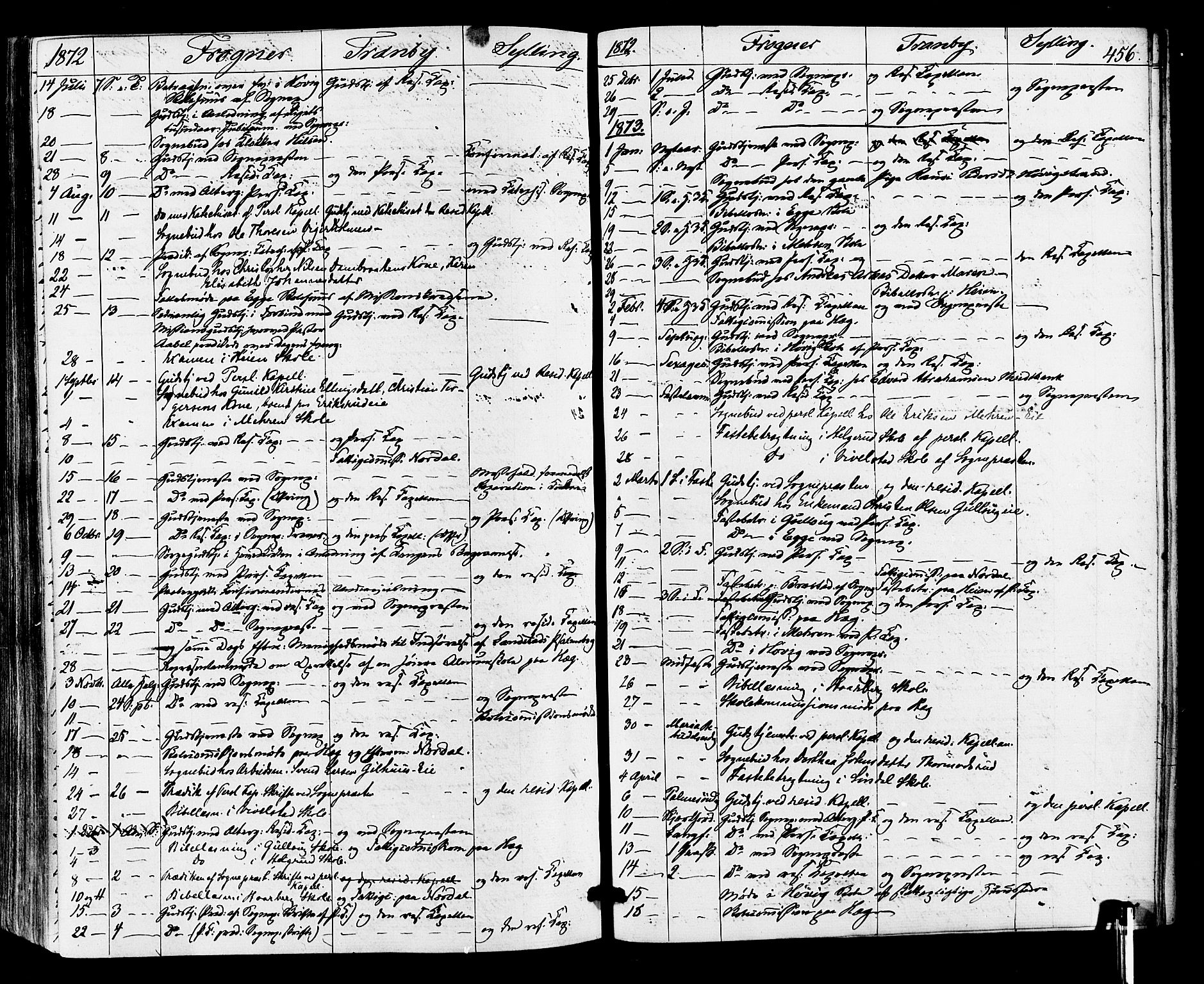 Lier kirkebøker, SAKO/A-230/F/Fa/L0013: Parish register (official) no. I 13, 1865-1874, p. 456