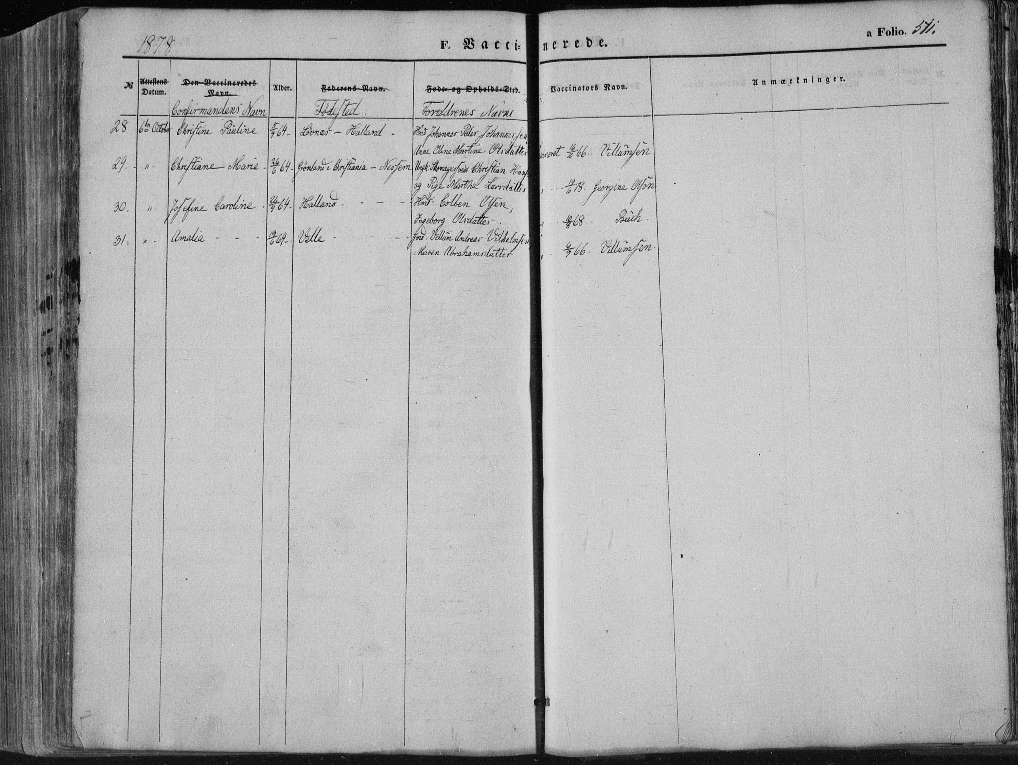 Lista sokneprestkontor, AV/SAK-1111-0027/F/Fa/L0011: Parish register (official) no. A 11, 1861-1878, p. 511