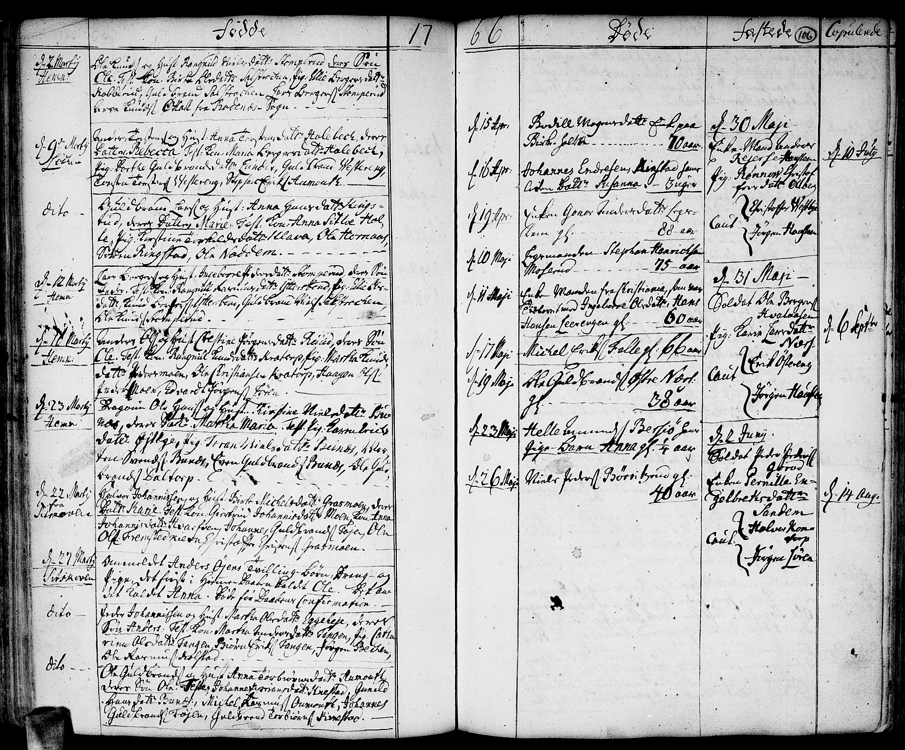 Høland prestekontor Kirkebøker, AV/SAO-A-10346a/F/Fa/L0004: Parish register (official) no. I 4, 1757-1780, p. 106