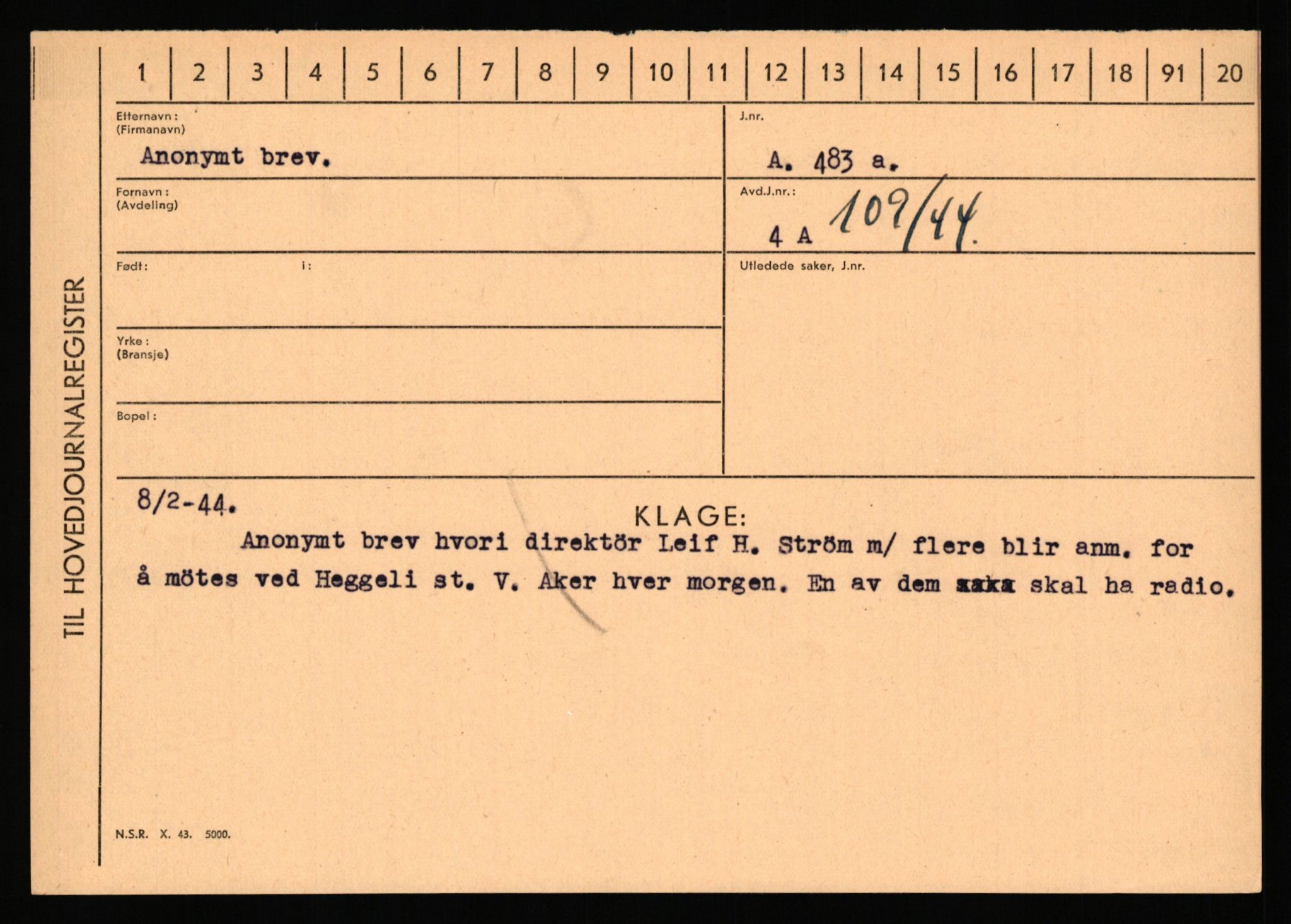 Statspolitiet - Hovedkontoret / Osloavdelingen, AV/RA-S-1329/C/Ca/L0001: Aabakken - Armann, 1943-1945, p. 4386