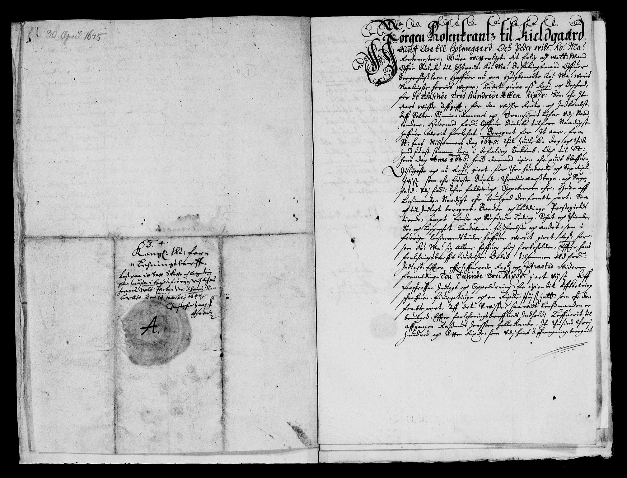 Rentekammeret inntil 1814, Reviderte regnskaper, Lensregnskaper, AV/RA-EA-5023/R/Rb/Rbz/L0029: Nordlandenes len, 1638-1646