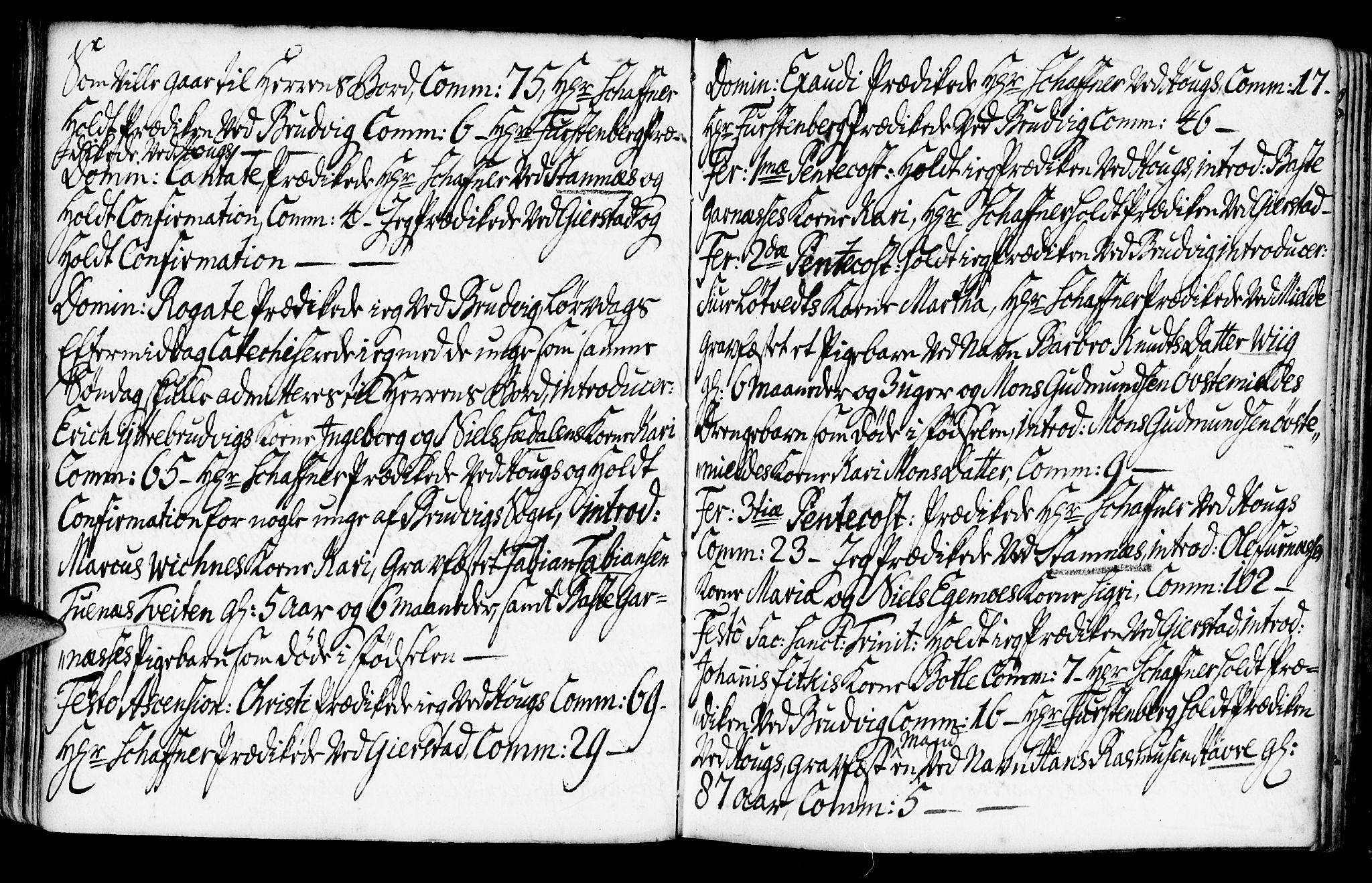 Haus sokneprestembete, AV/SAB-A-75601/H/Haa: Parish register (official) no. A 7, 1748-1766, p. 130