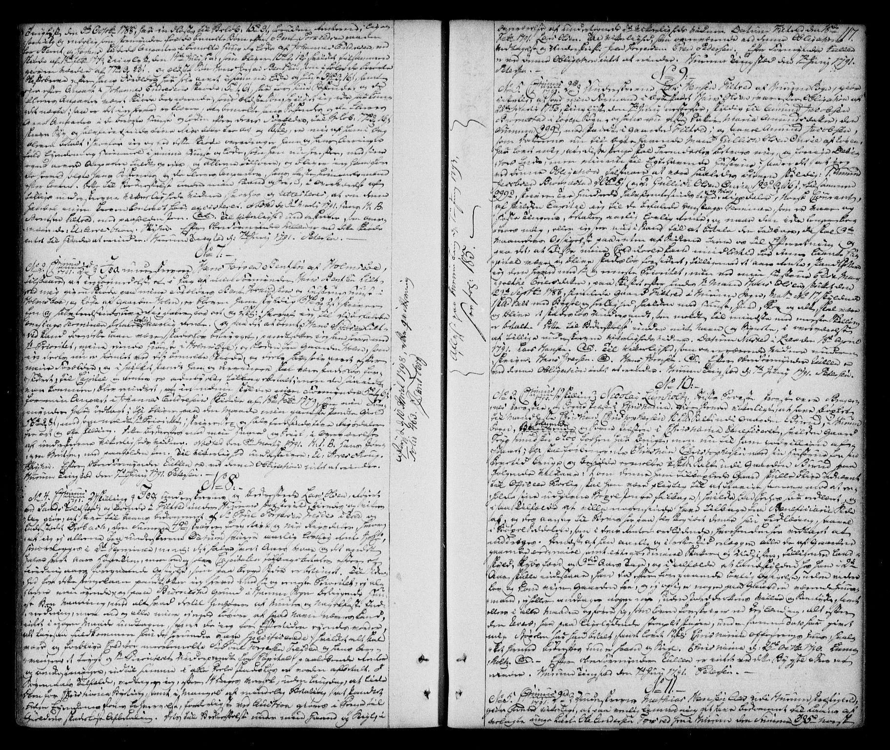 Lier, Røyken og Hurum sorenskriveri, AV/SAKO-A-89/G/Ga/Gaa/L0005: Mortgage book no. V, 1788-1801, p. 117