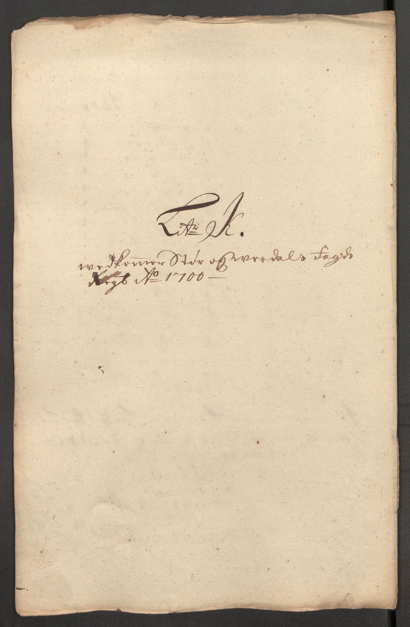 Rentekammeret inntil 1814, Reviderte regnskaper, Fogderegnskap, RA/EA-4092/R62/L4192: Fogderegnskap Stjørdal og Verdal, 1700, p. 206