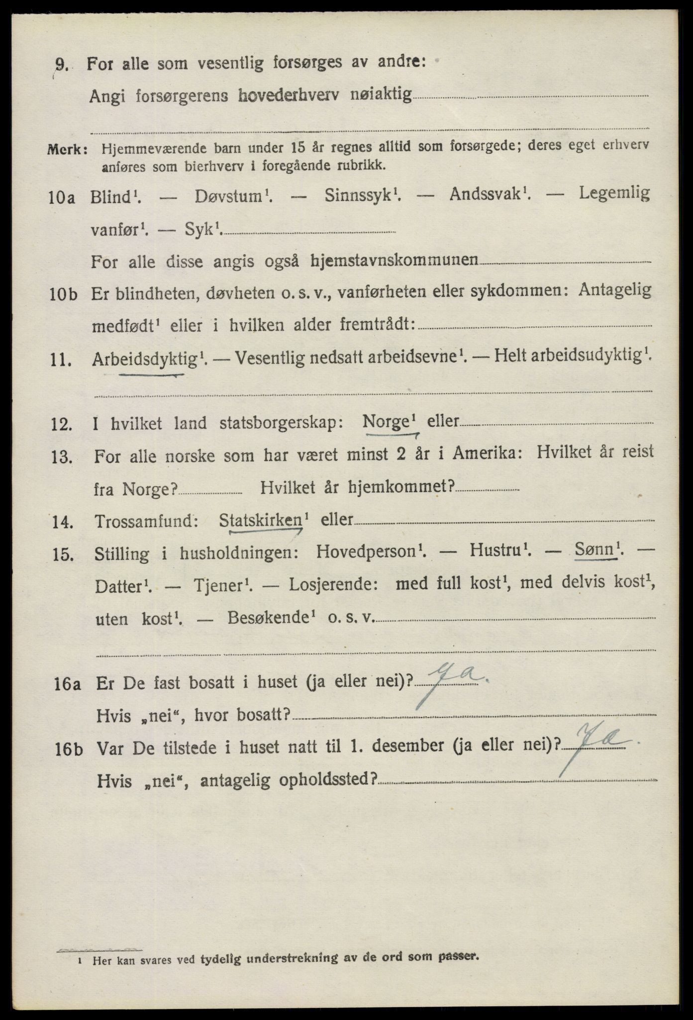 SAO, 1920 census for Eidsberg, 1920, p. 10594