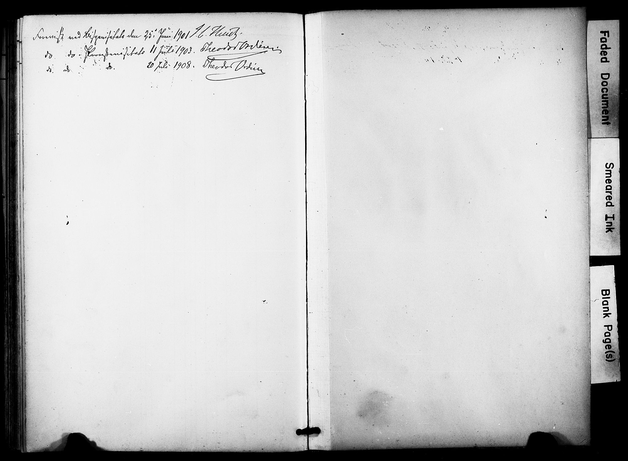Bø kirkebøker, SAKO/A-257/F/Fa/L0012: Parish register (official) no. 12, 1900-1908