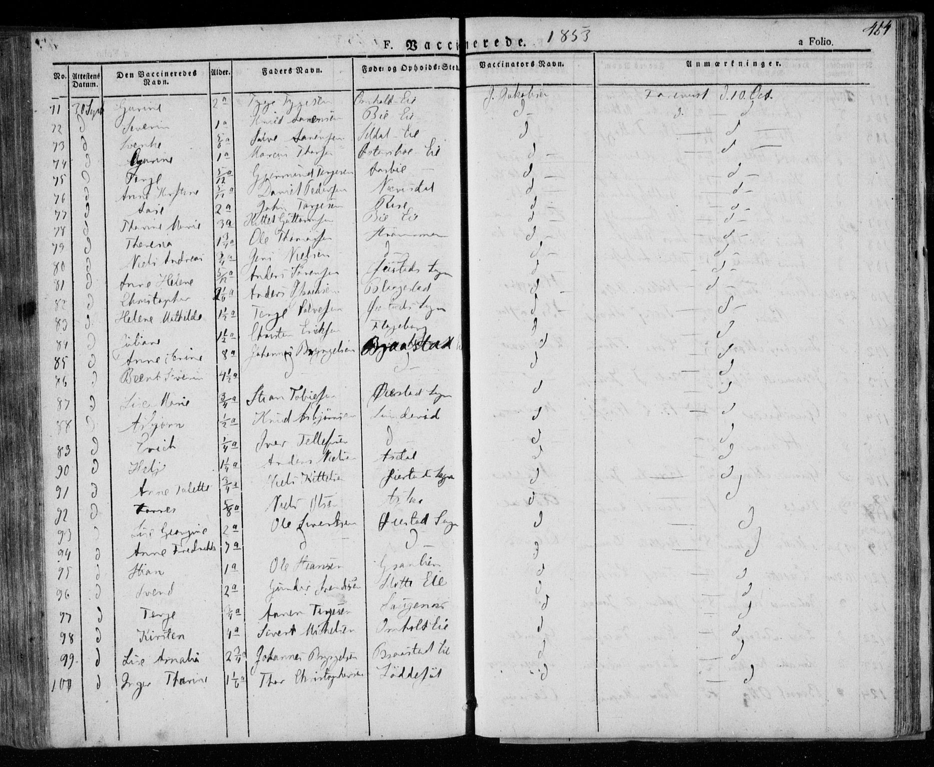 Øyestad sokneprestkontor, AV/SAK-1111-0049/F/Fa/L0013: Parish register (official) no. A 13, 1827-1842, p. 464