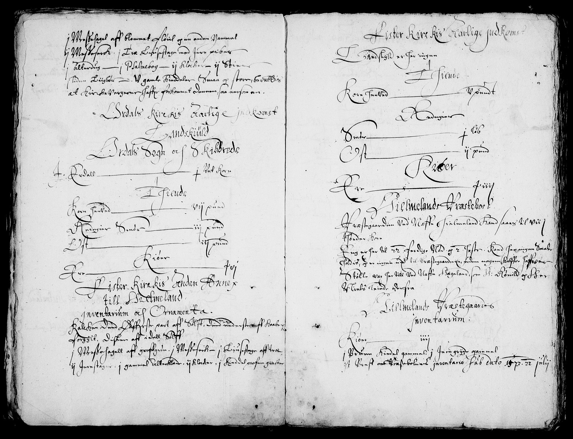 Rentekammeret inntil 1814, Realistisk ordnet avdeling, AV/RA-EA-4070/Fc/Fca/L0002/0003: [Ca II]  Kristiansand stift / Gjenpart av Stavanger stiftsbok (Grågås) med jordebok for prestebordene i Øvre Telemark (Skattlandet), 1624