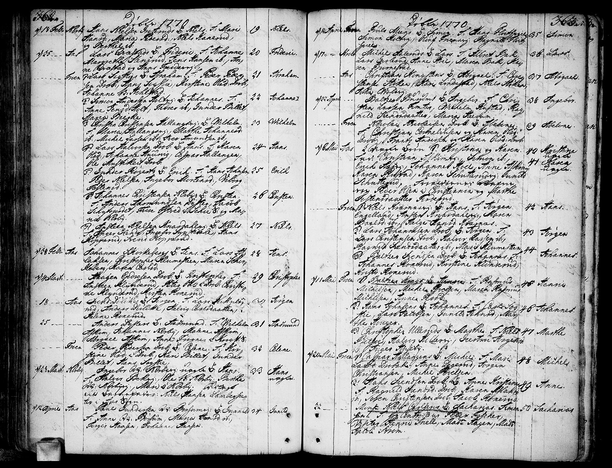 Ås prestekontor Kirkebøker, AV/SAO-A-10894/F/Fa/L0001: Parish register (official) no. I 1, 1742-1778, p. 362-363