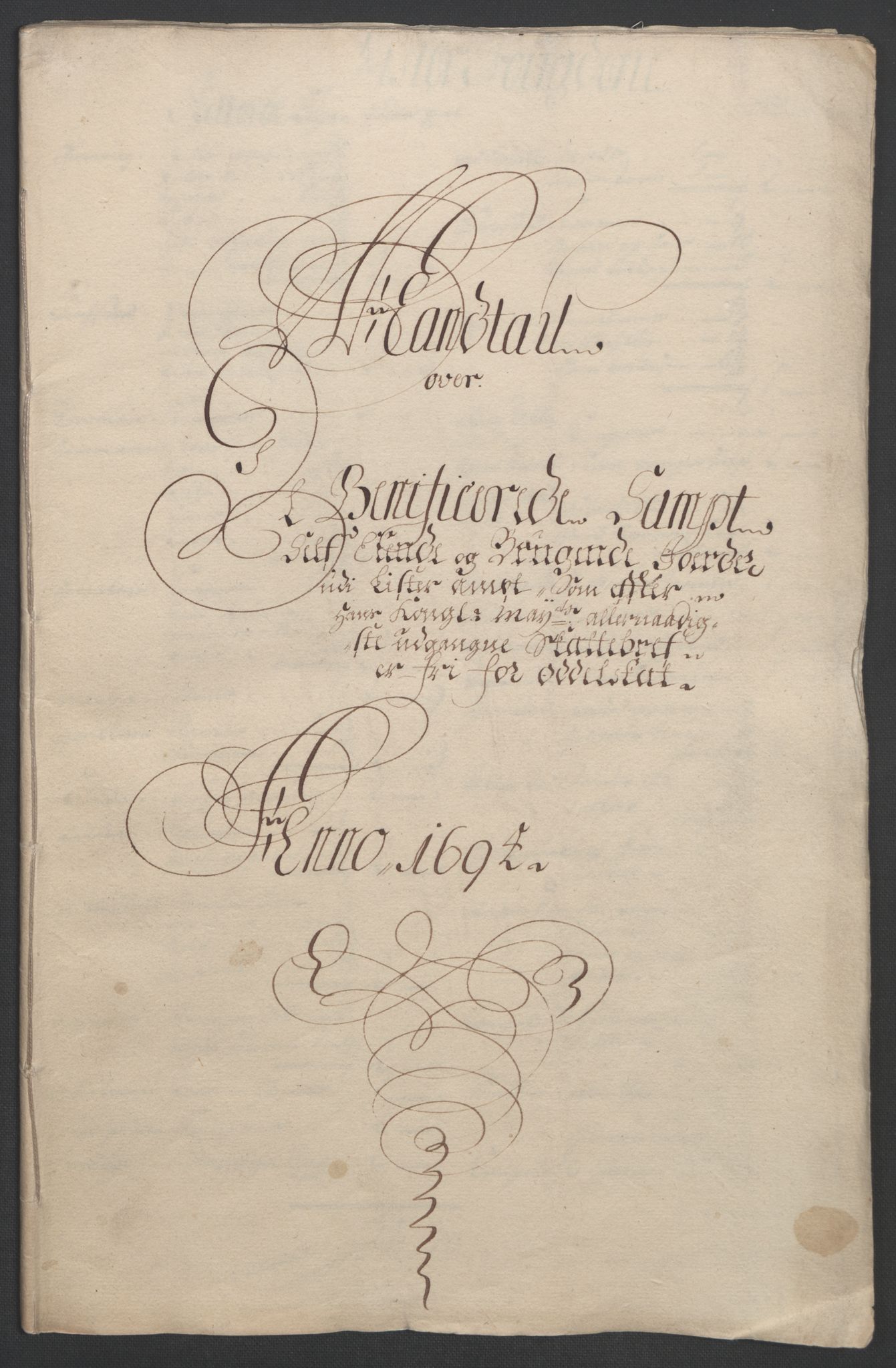 Rentekammeret inntil 1814, Reviderte regnskaper, Fogderegnskap, RA/EA-4092/R43/L2545: Fogderegnskap Lista og Mandal, 1694-1695, p. 114