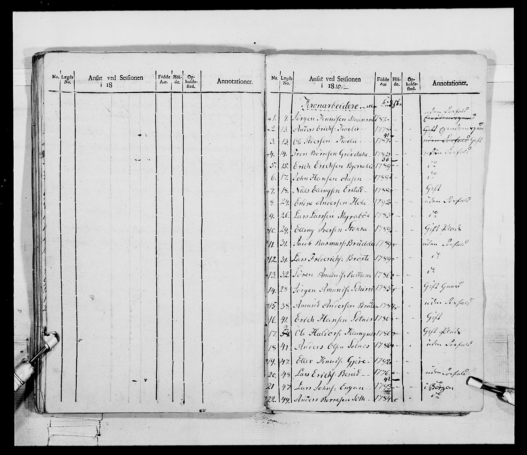 Generalitets- og kommissariatskollegiet, Det kongelige norske kommissariatskollegium, AV/RA-EA-5420/E/Eh/L0083b: 2. Trondheimske nasjonale infanteriregiment, 1810, p. 48