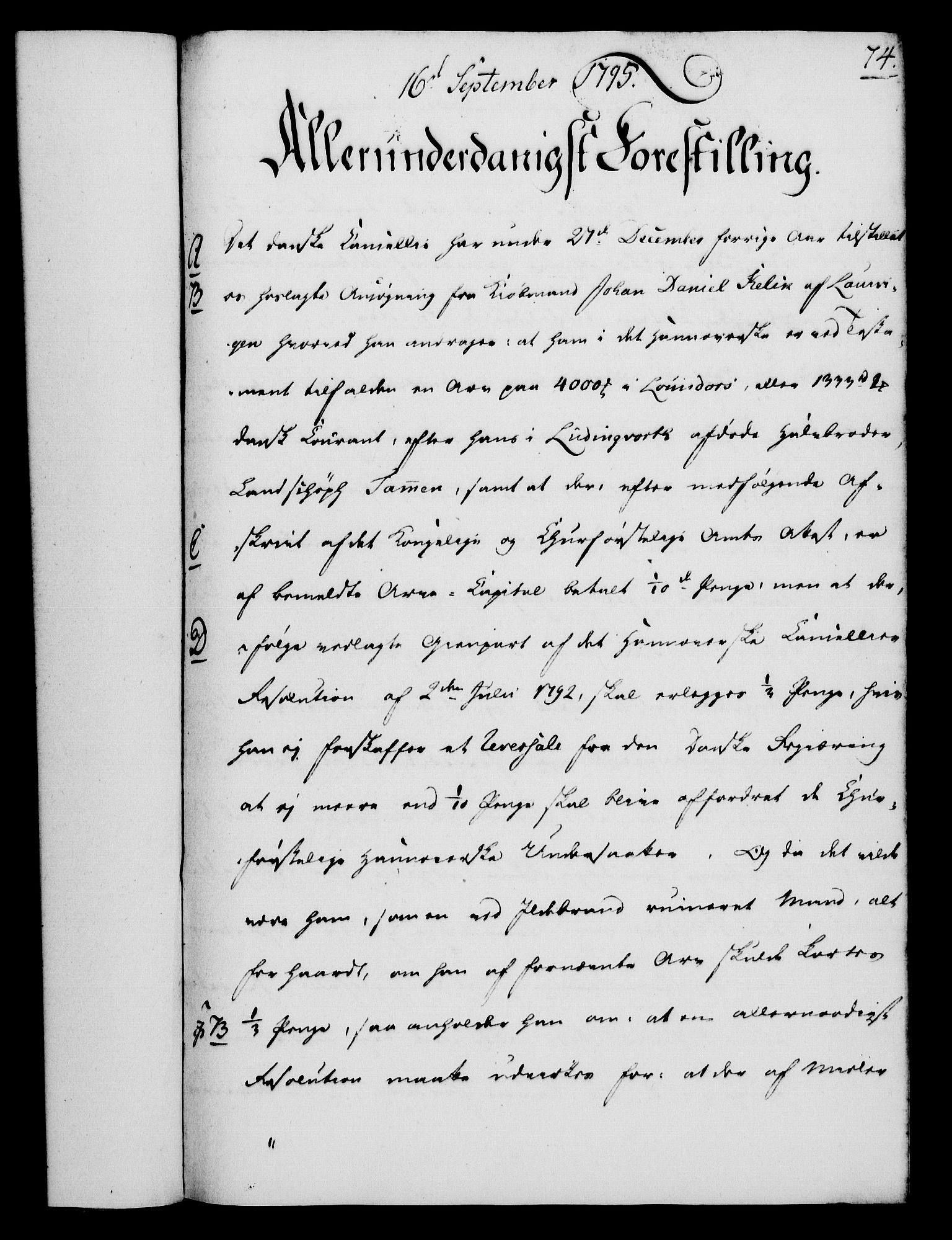 Rentekammeret, Kammerkanselliet, RA/EA-3111/G/Gf/Gfa/L0077: Norsk relasjons- og resolusjonsprotokoll (merket RK 52.77), 1795, p. 370