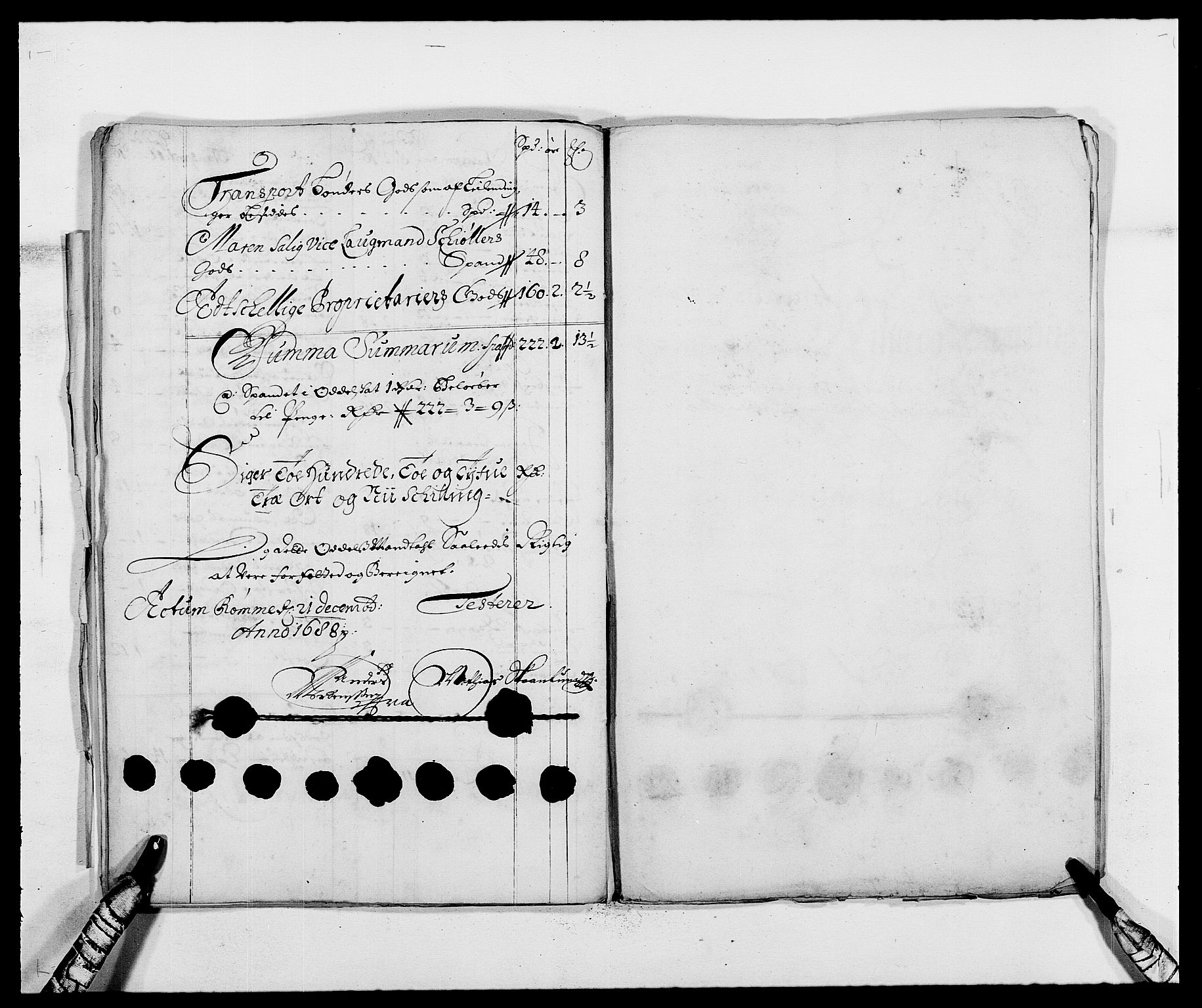 Rentekammeret inntil 1814, Reviderte regnskaper, Fogderegnskap, RA/EA-4092/R58/L3935: Fogderegnskap Orkdal, 1687-1688, p. 279