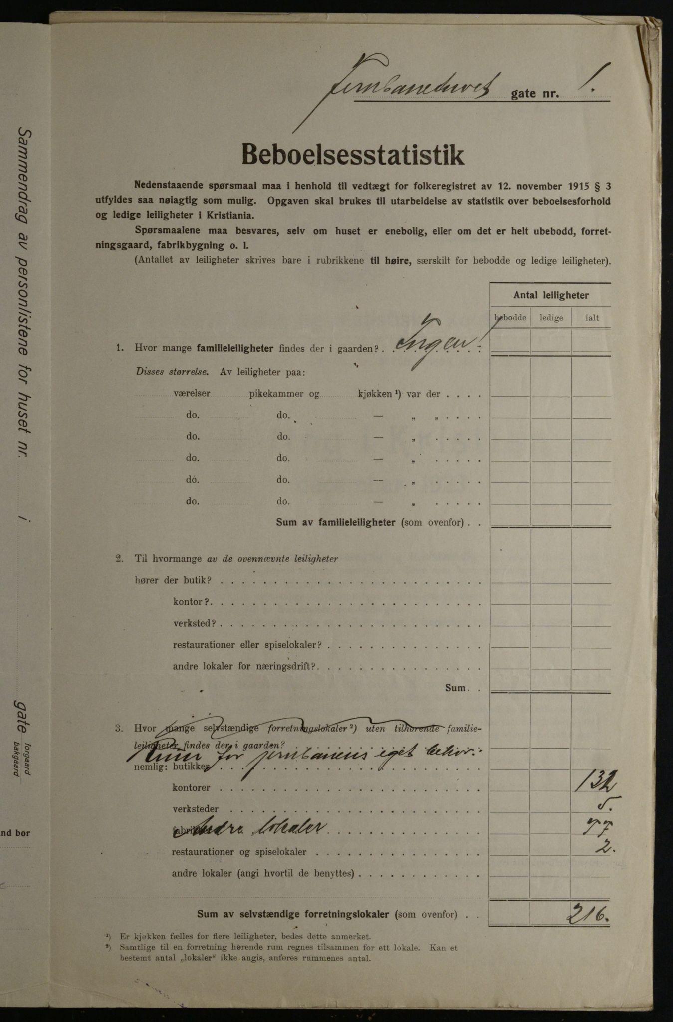 OBA, Municipal Census 1923 for Kristiania, 1923, p. 52559