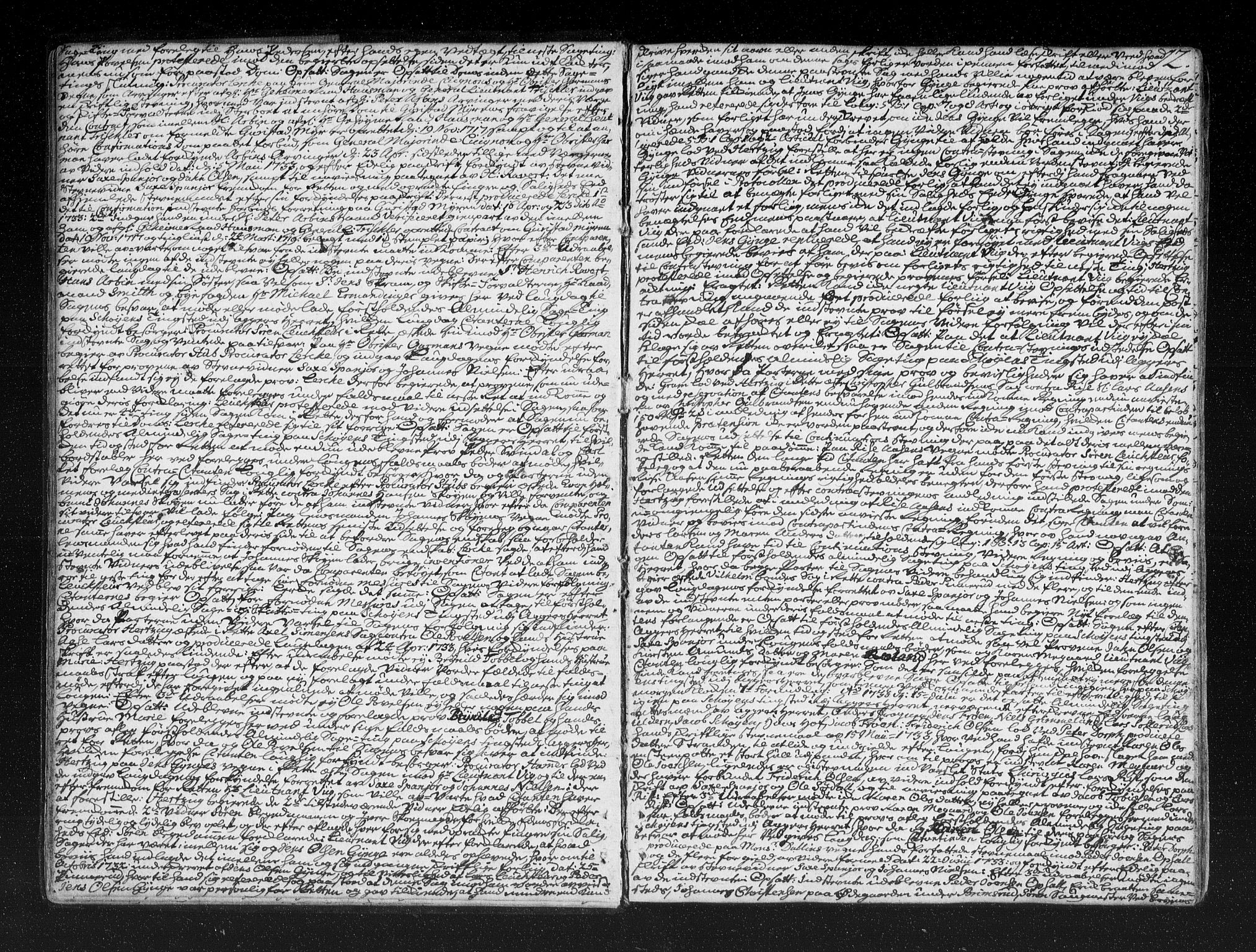 Aker sorenskriveri, SAO/A-10895/F/Fb/L0036: Tingbok, 1733-1736, p. 11b-12a