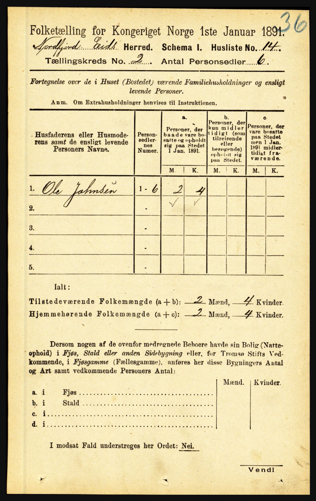 RA, 1891 census for 1443 Eid, 1891, p. 292