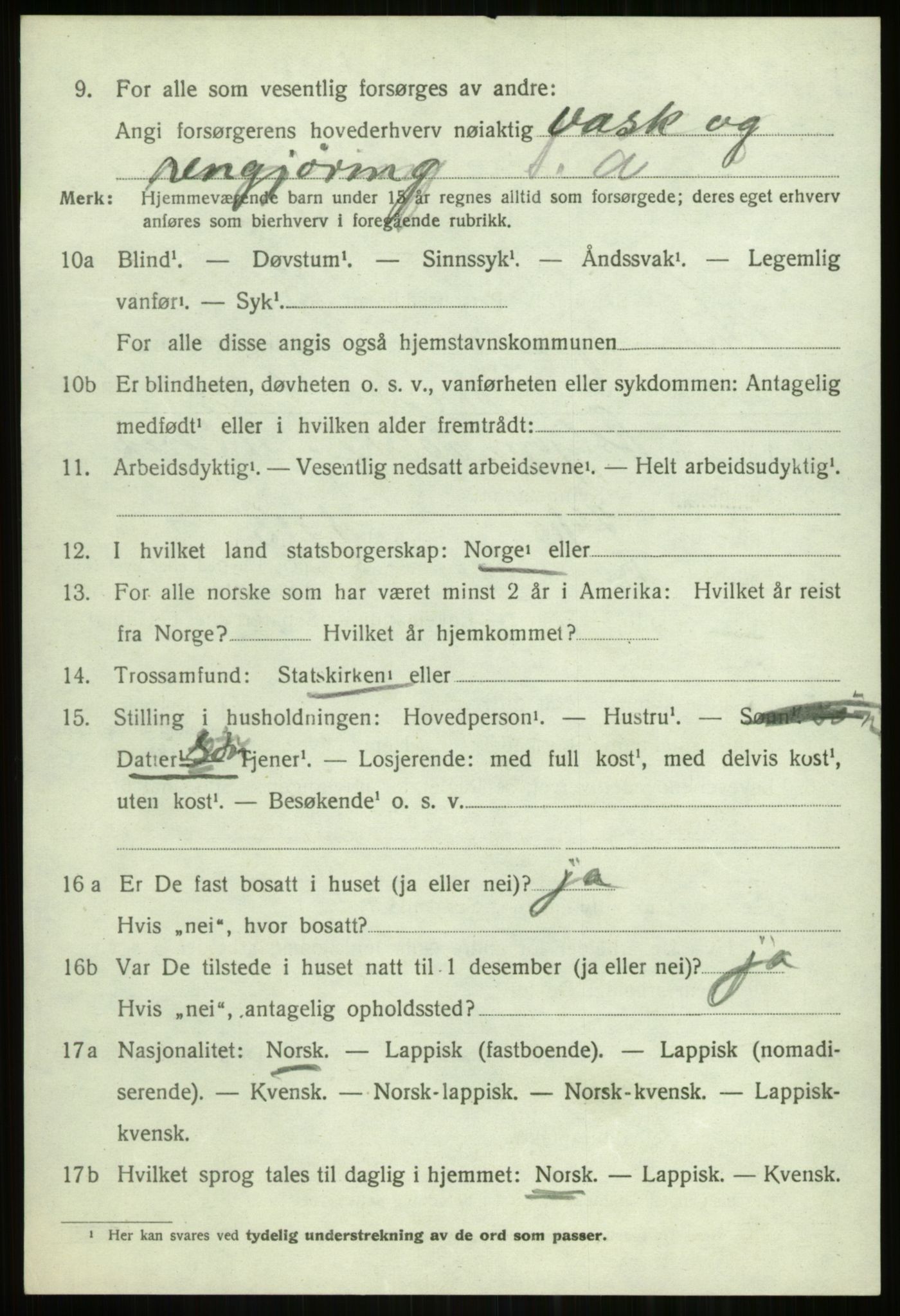 SATØ, 1920 census for Tromsøysund, 1920, p. 3829