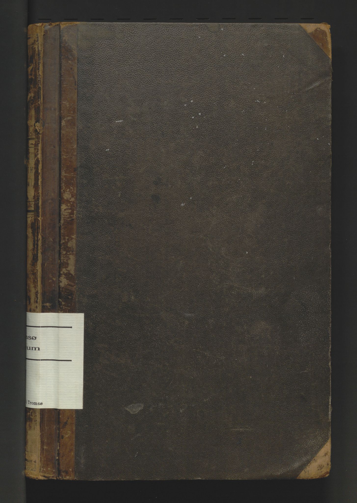 Tromsø Museum, AV/SATØ-S-0162/B/Ba/L0014: Kopibok. Lakune 30.11.1897-5.4.1906. Inneholder også brevjournal for styret 29.11.1872-10.05.1885, 1872-1909