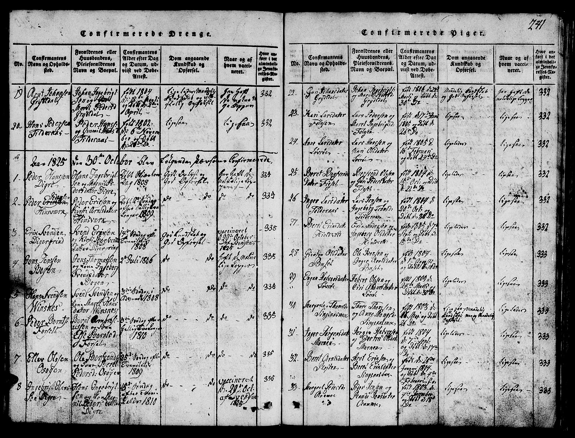 Ministerialprotokoller, klokkerbøker og fødselsregistre - Sør-Trøndelag, SAT/A-1456/688/L1026: Parish register (copy) no. 688C01, 1817-1860, p. 241