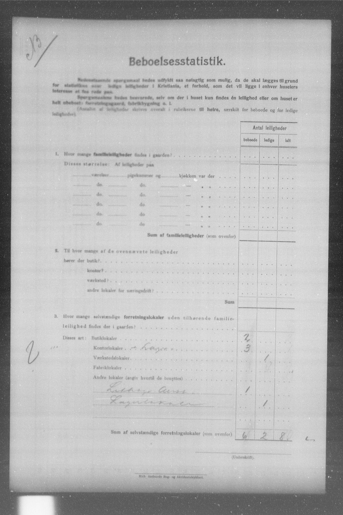 OBA, Municipal Census 1904 for Kristiania, 1904, p. 13315