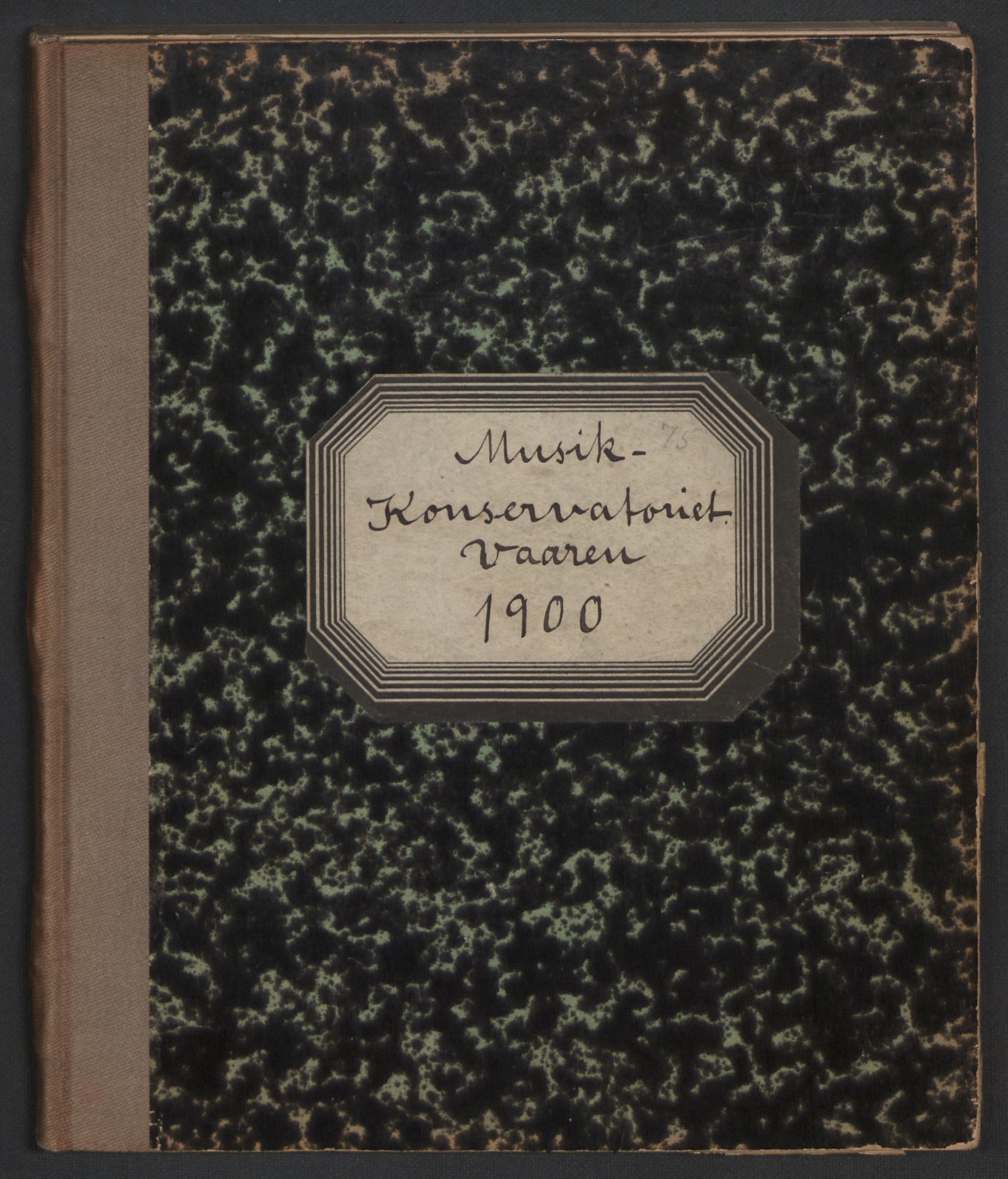 Musikkonservatoriet i Oslo, RA/PA-1761/F/Fa/L0002/0006: Oversikt over lærere, elever, m.m. / Musikkonservatoriet i Oslo - Vårsemesteret, 1900