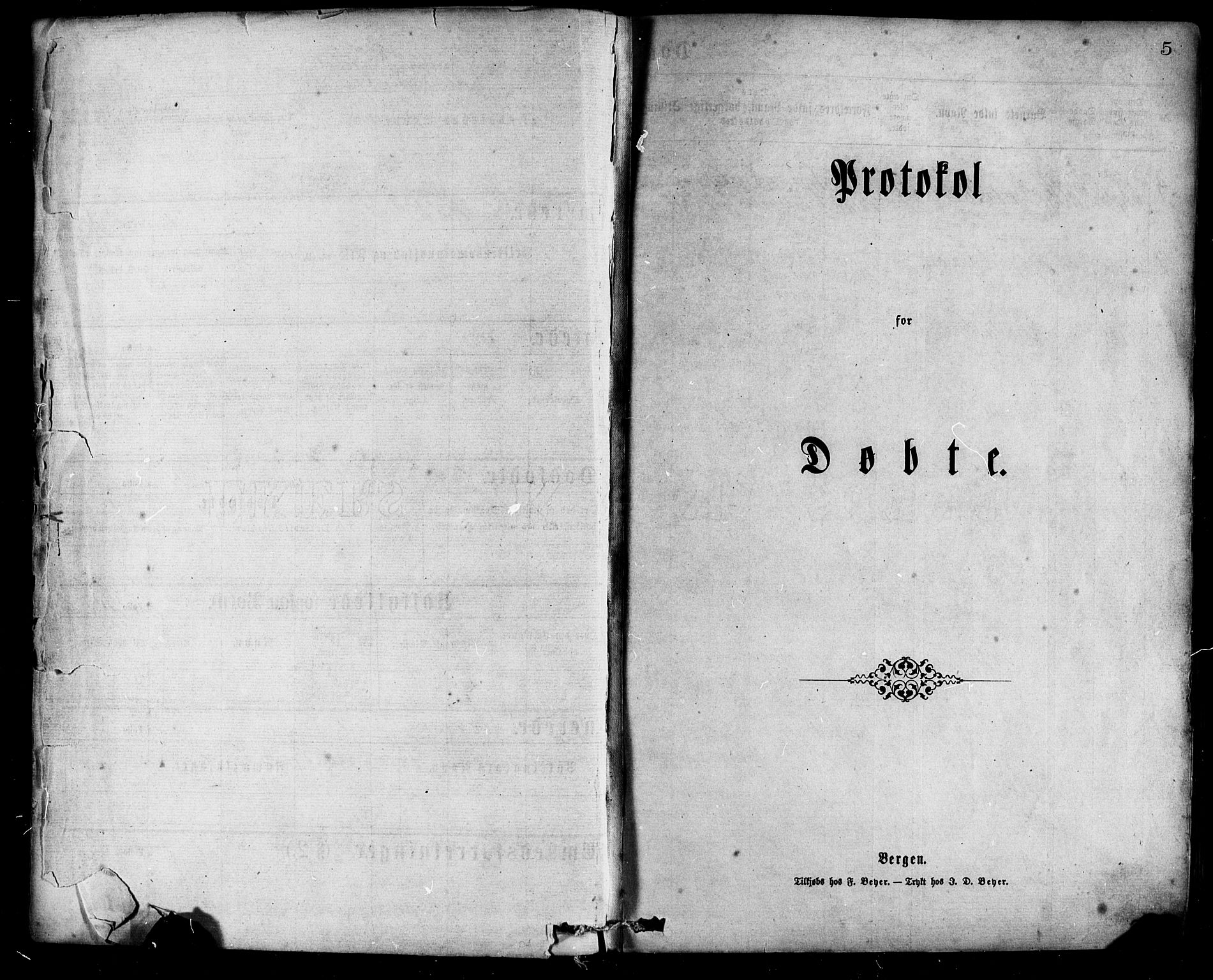 Hamre sokneprestembete, SAB/A-75501/H/Ha/Haa/Haaa/L0015: Parish register (official) no. A 15, 1870-1881, p. 5