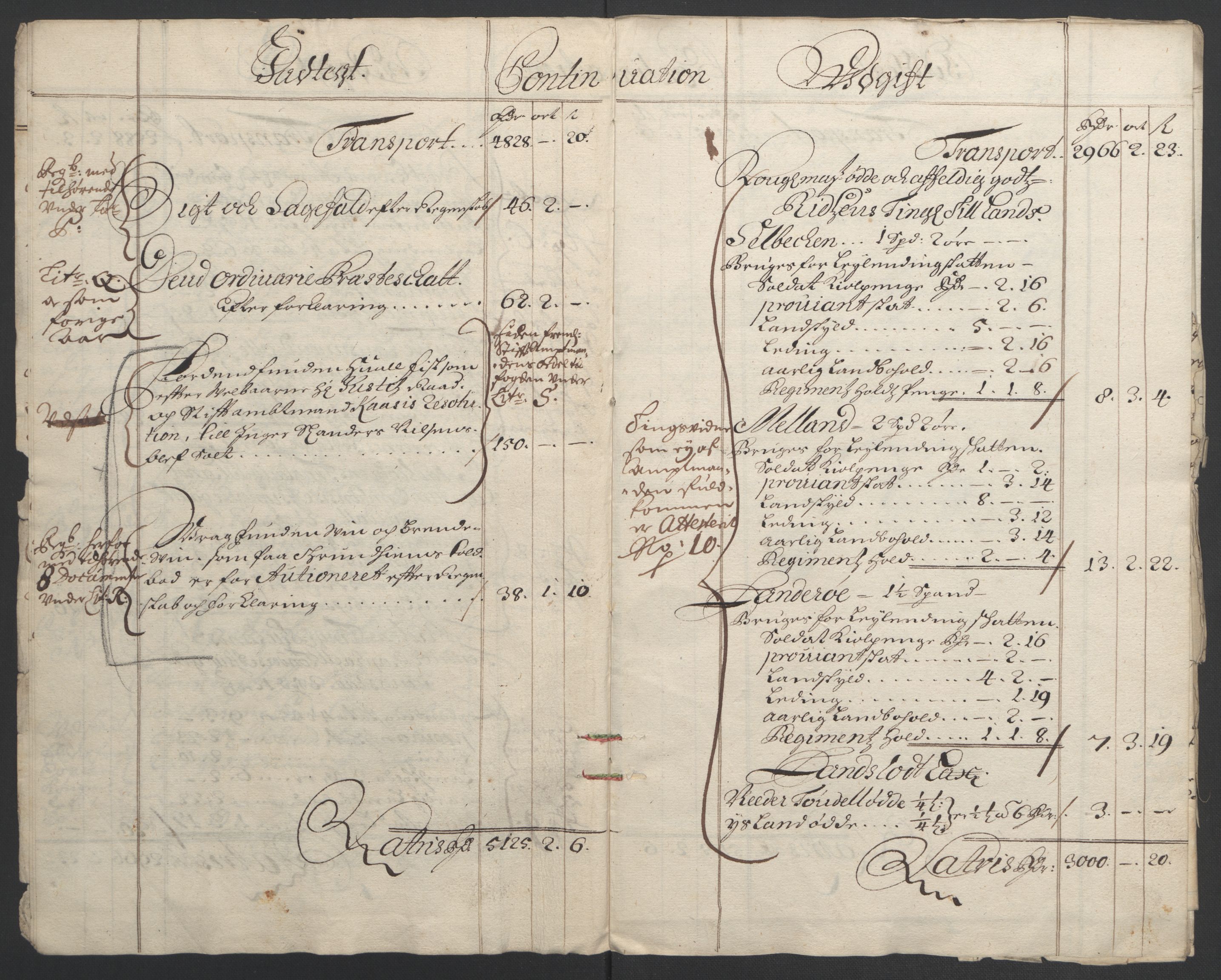 Rentekammeret inntil 1814, Reviderte regnskaper, Fogderegnskap, AV/RA-EA-4092/R57/L3849: Fogderegnskap Fosen, 1692-1693, p. 7