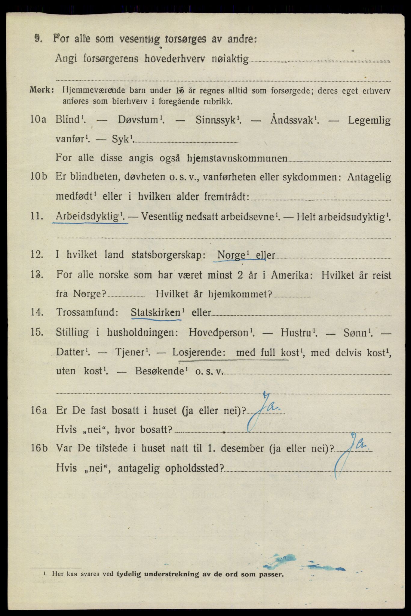 SAKO, 1920 census for Heddal, 1920, p. 1551