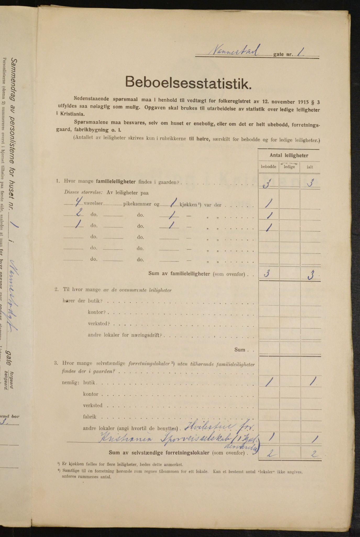 OBA, Municipal Census 1916 for Kristiania, 1916, p. 70741