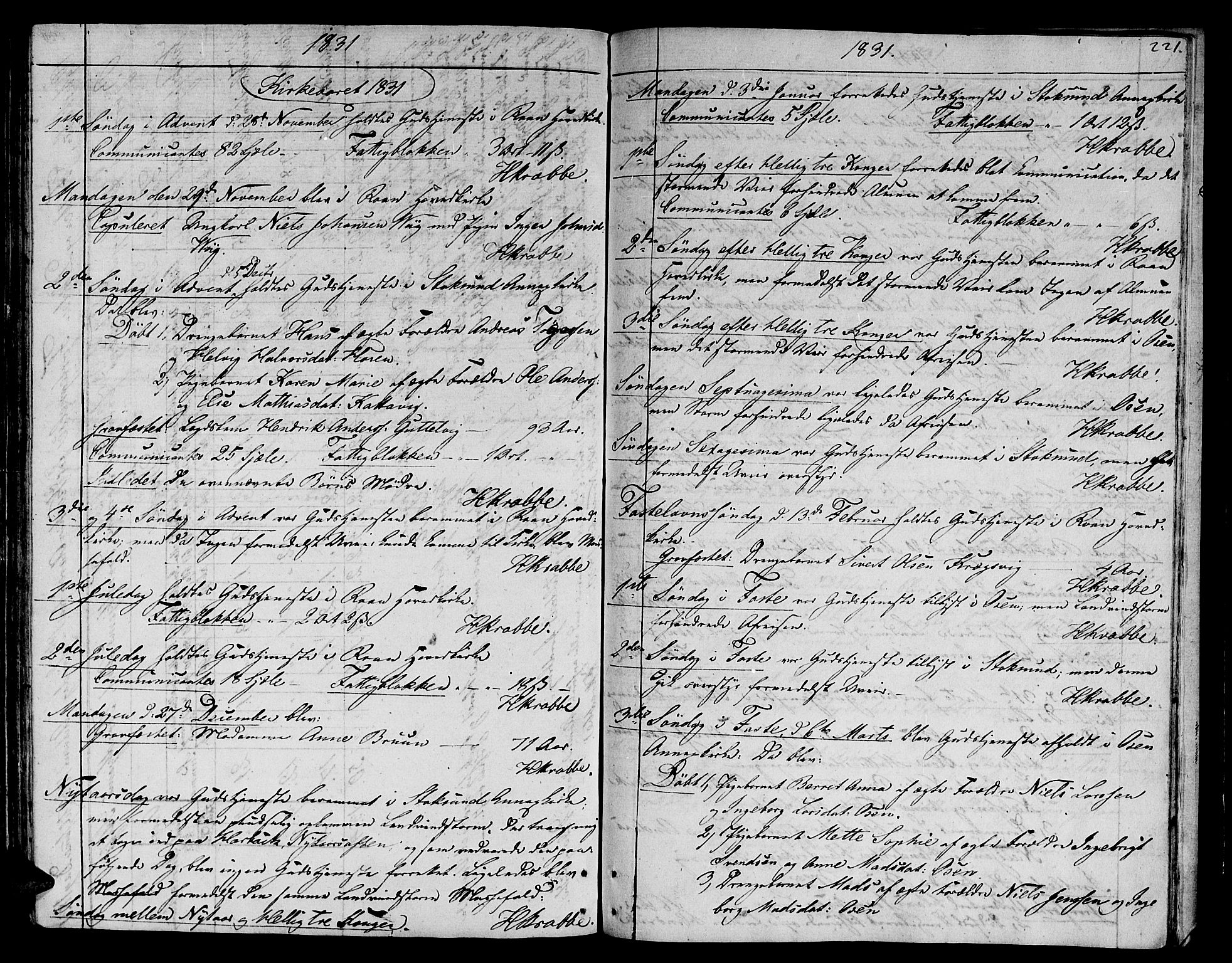 Ministerialprotokoller, klokkerbøker og fødselsregistre - Sør-Trøndelag, SAT/A-1456/657/L0701: Parish register (official) no. 657A02, 1802-1831, p. 221a