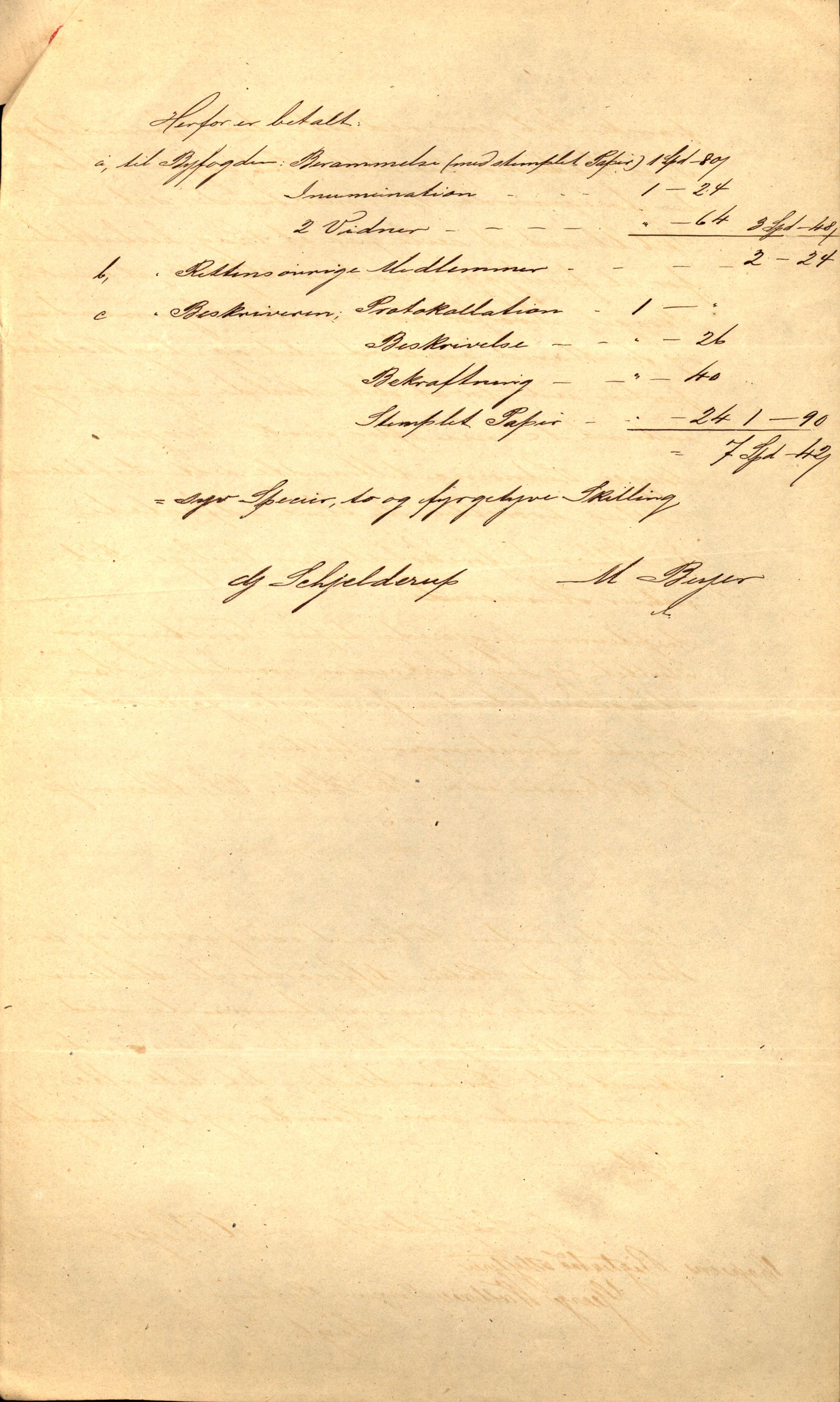 Pa 63 - Østlandske skibsassuranceforening, VEMU/A-1079/G/Ga/L0004/0007: Havaridokumenter / Martha, 1872