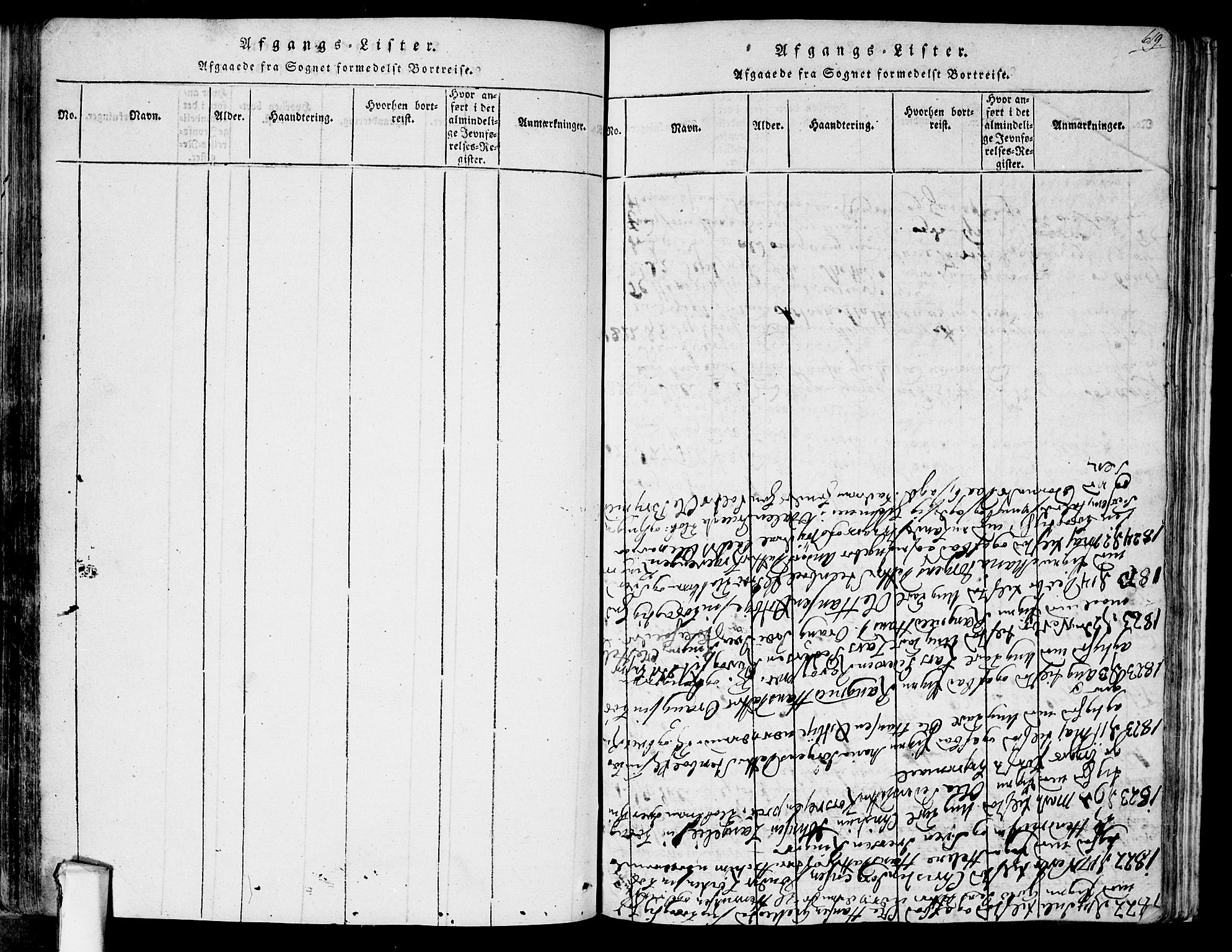 Askim prestekontor Kirkebøker, AV/SAO-A-10900/F/Fa/L0004: Parish register (official) no. 4, 1817-1846, p. 618-619