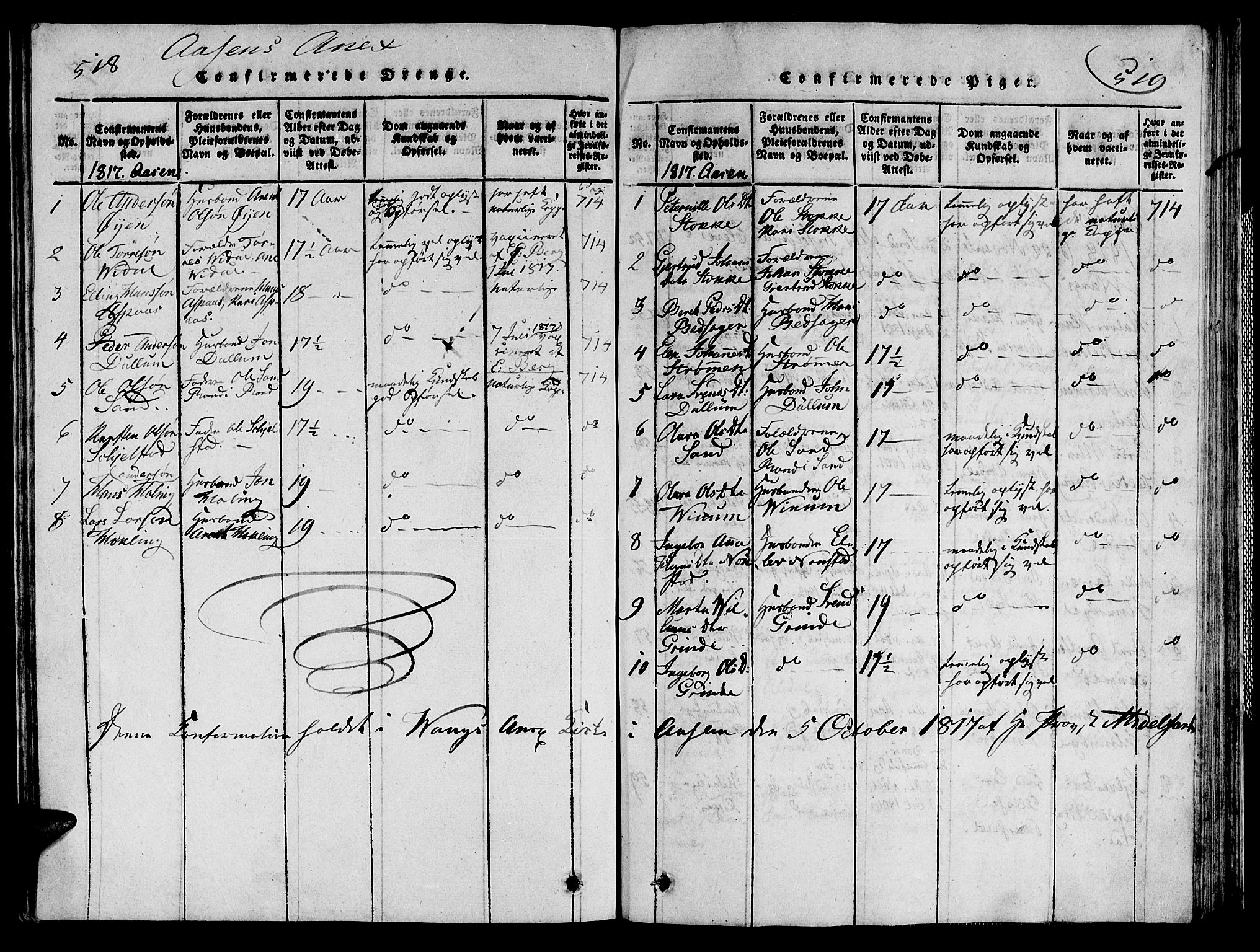 Ministerialprotokoller, klokkerbøker og fødselsregistre - Nord-Trøndelag, SAT/A-1458/713/L0112: Parish register (official) no. 713A04 /2, 1817-1827, p. 518-519