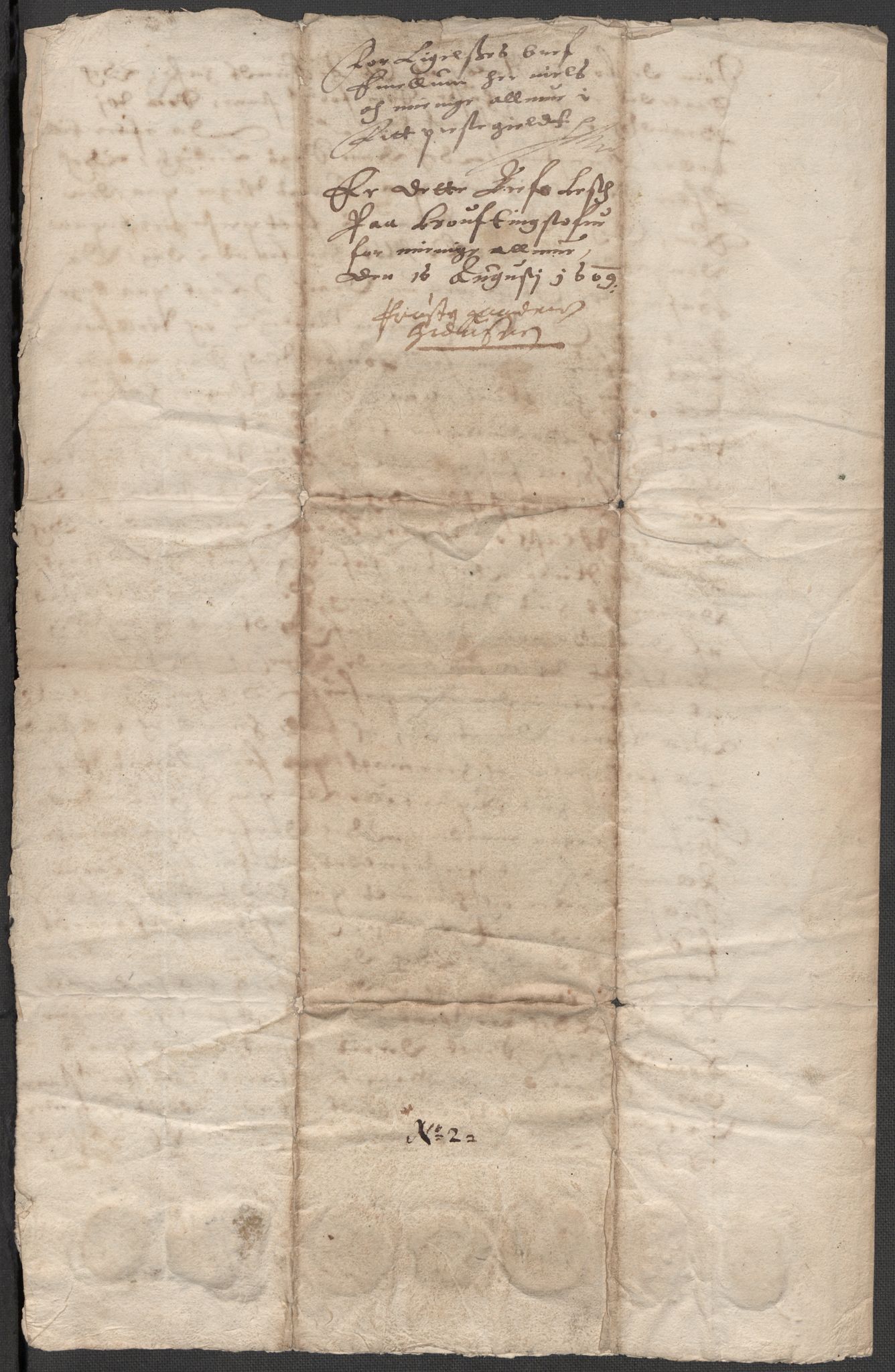 Riksarkivets diplomsamling, AV/RA-EA-5965/F15/L0008: Prestearkiv - Akershus, 1581-1619, p. 62