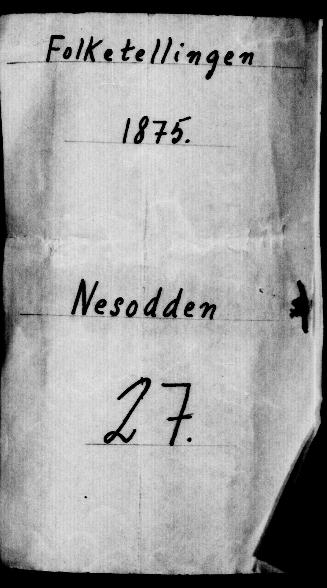 RA, 1875 census for 0216P Nesodden, 1875, p. 19