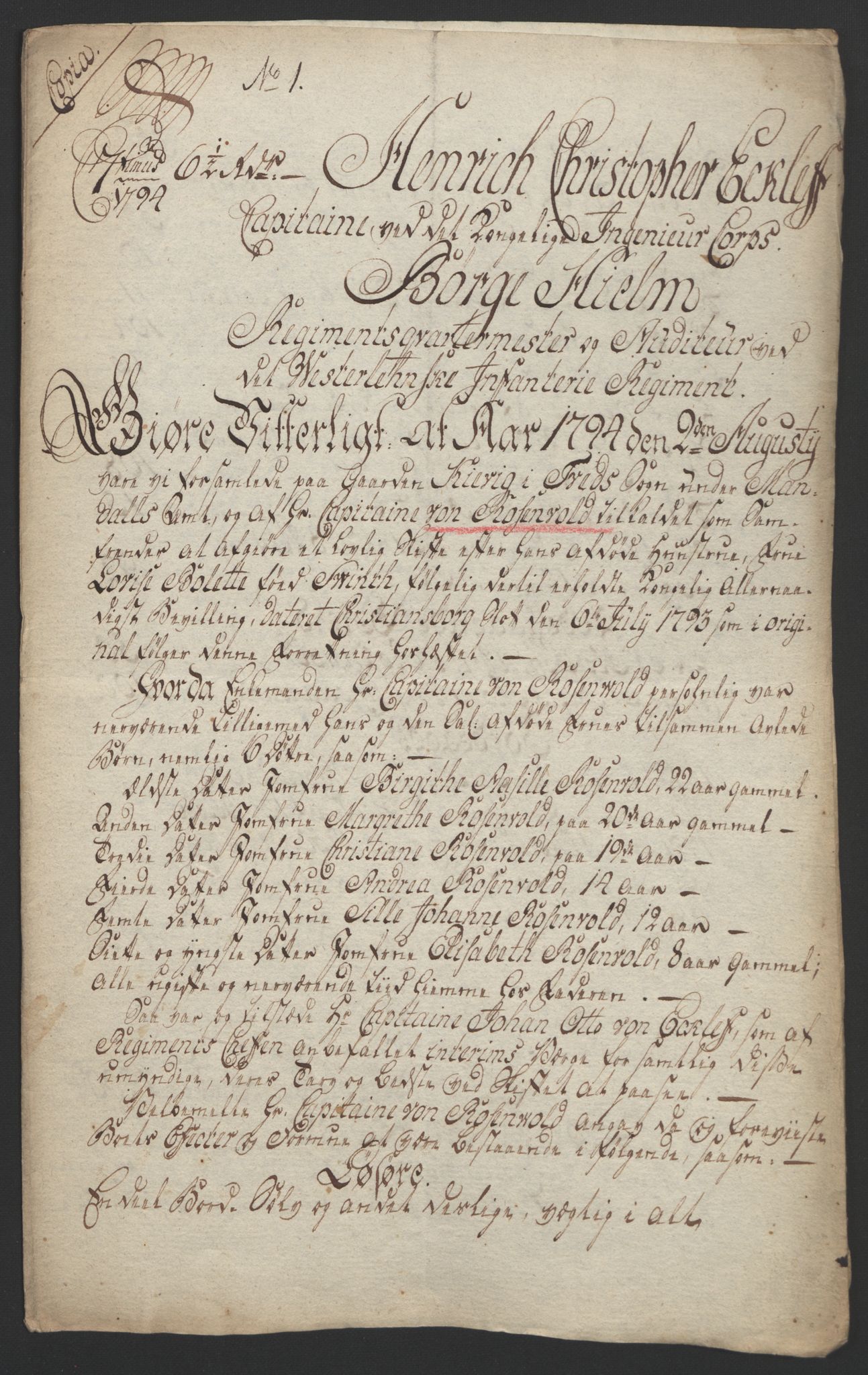 Forsvaret, Generalauditøren, RA/RAFA-1772/F/Fj/Fja/L0027: --, 1769-1824, p. 94