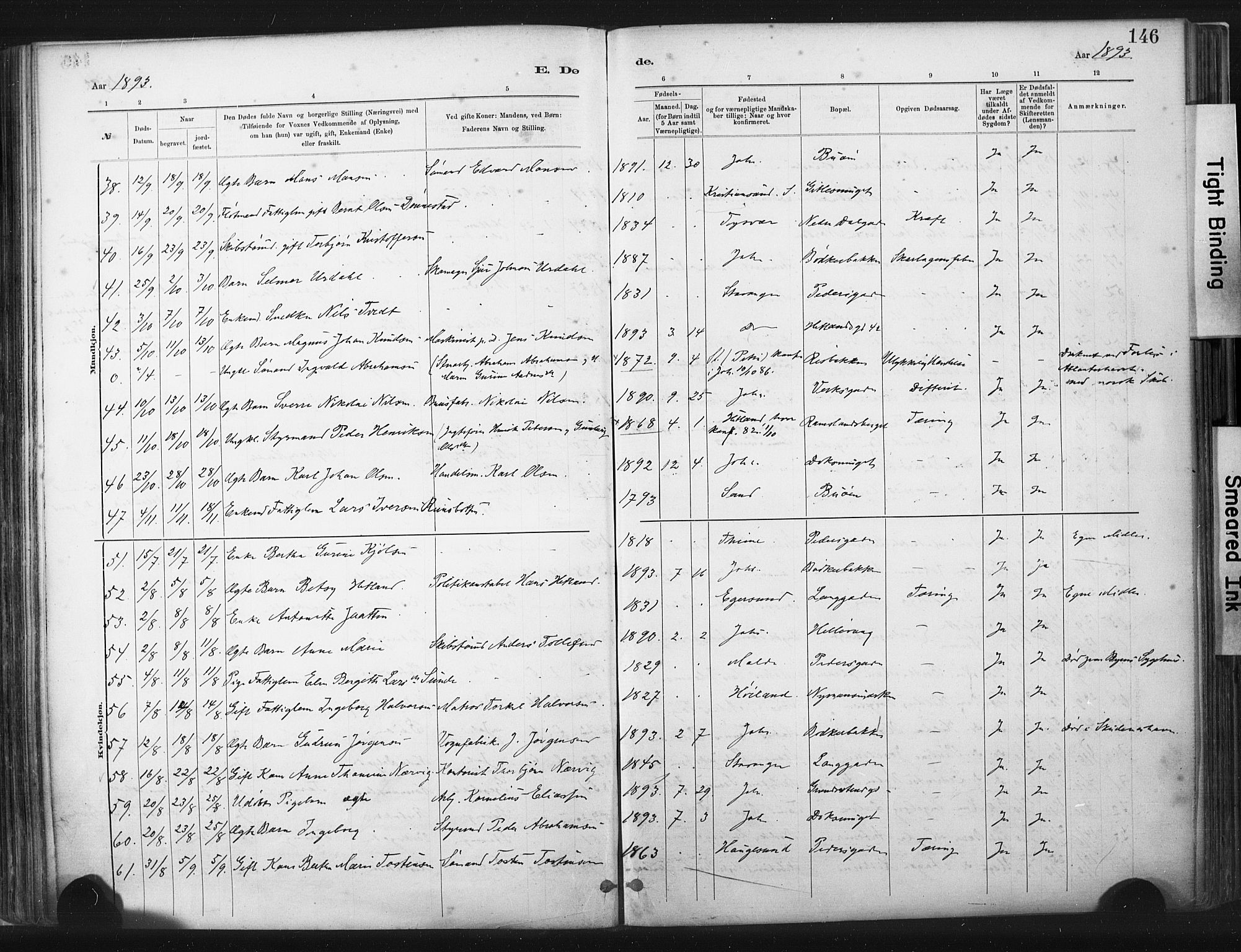 St. Johannes sokneprestkontor, AV/SAST-A-101814/001/30/30BA/L0003: Parish register (official) no. A 3, 1885-1910, p. 146