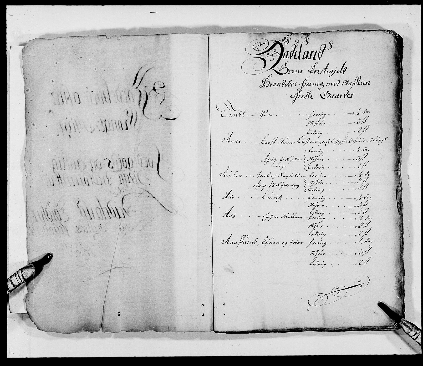 Rentekammeret inntil 1814, Reviderte regnskaper, Fogderegnskap, AV/RA-EA-4092/R18/L1284: Fogderegnskap Hadeland, Toten og Valdres, 1685, p. 3