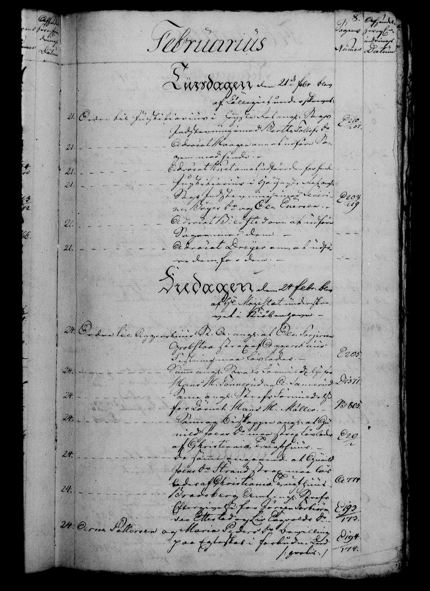 Danske Kanselli 1800-1814, RA/EA-3024/H/Hf/Hfb/Hfbc/L0005: Underskrivelsesbok m. register, 1804, p. 8